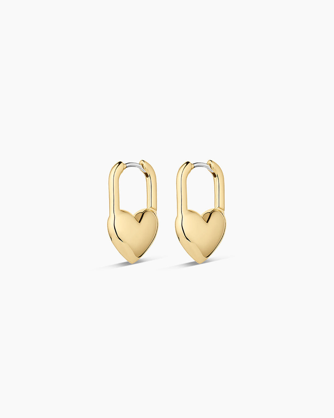 Winter 2026 Fashion Heart Padlock Huggies