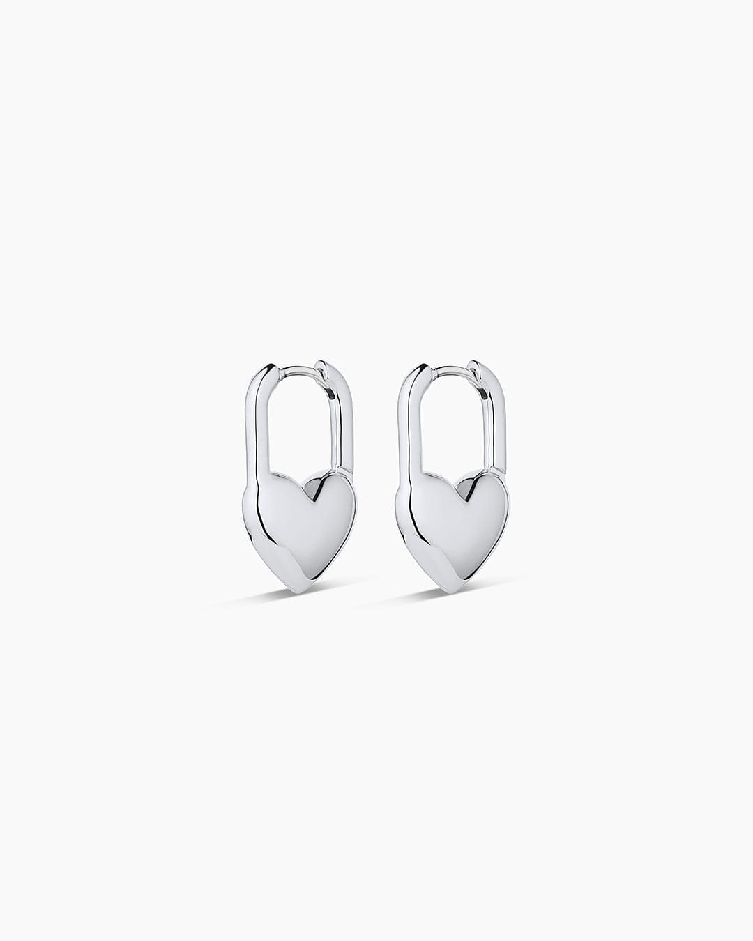 Winter 2026 Fashion Heart Padlock Huggies