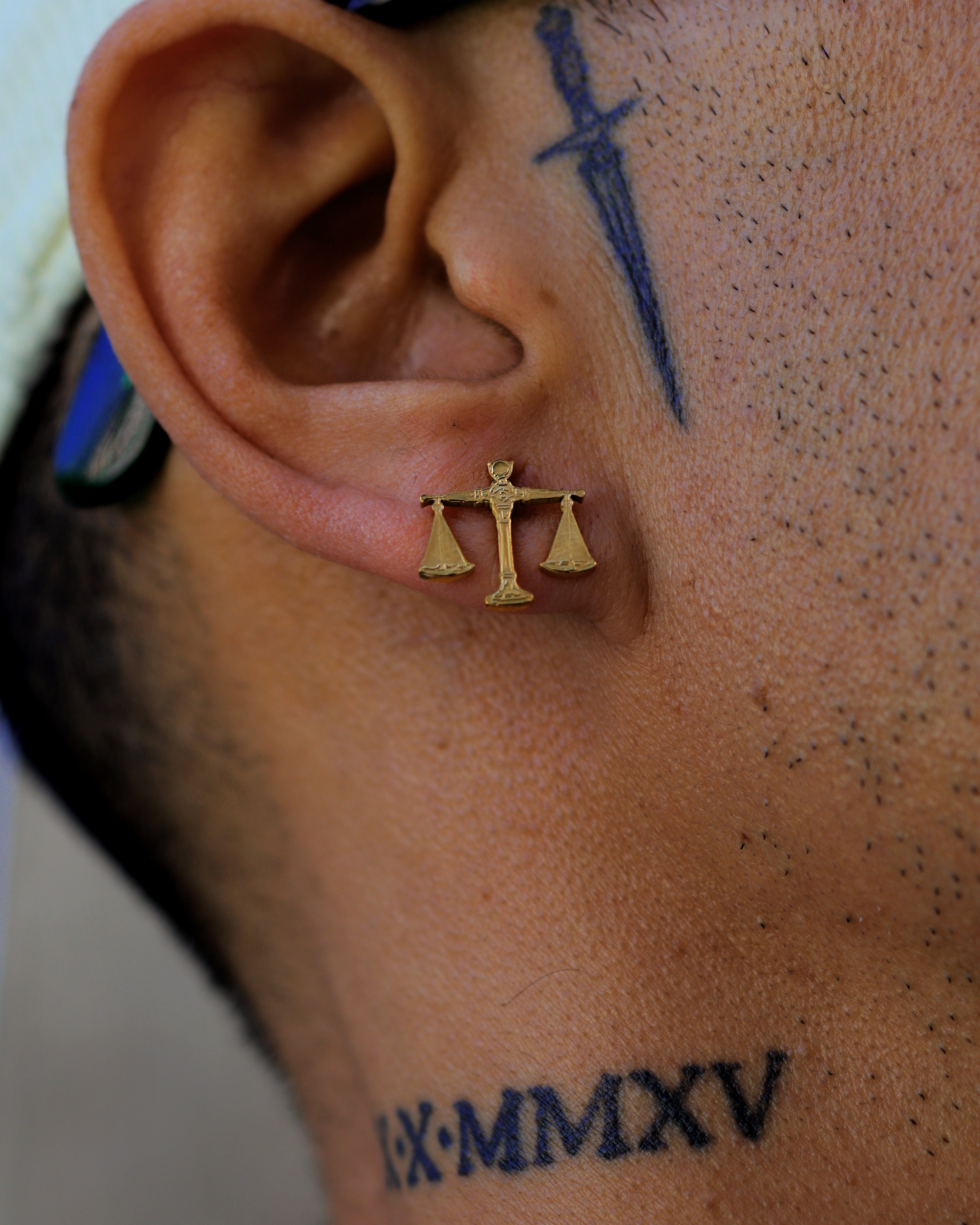 Misterverse Yu - Gi - Oh!™ Millennium Scale Stud Earrings