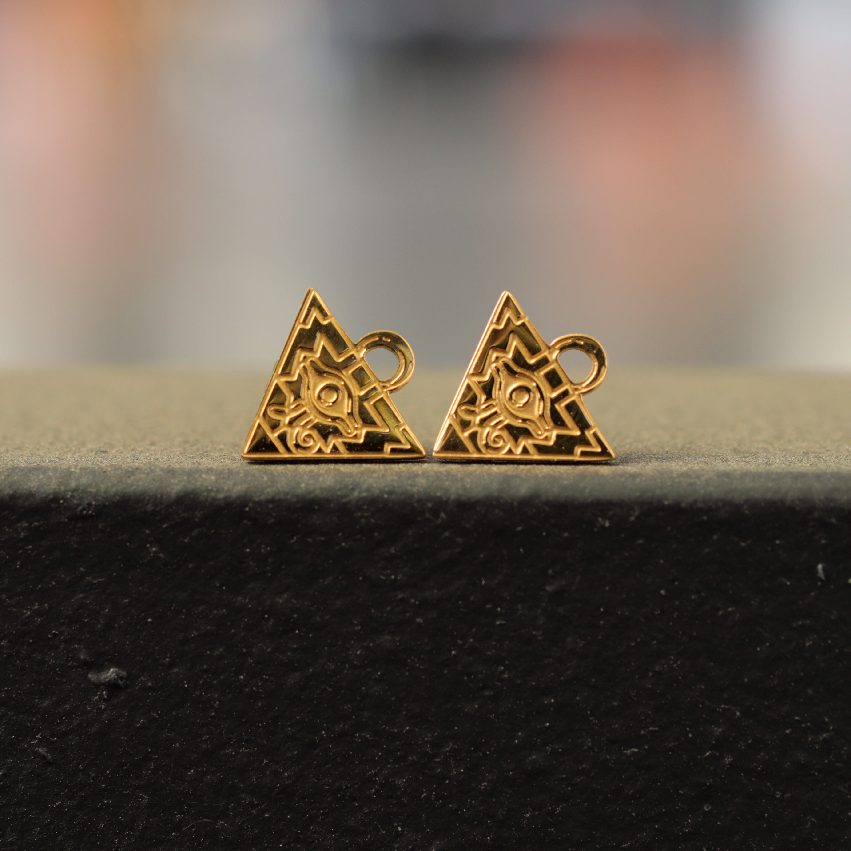 Misterverse Yu - Gi - Oh!™ Millennium Puzzle Stud Earrings