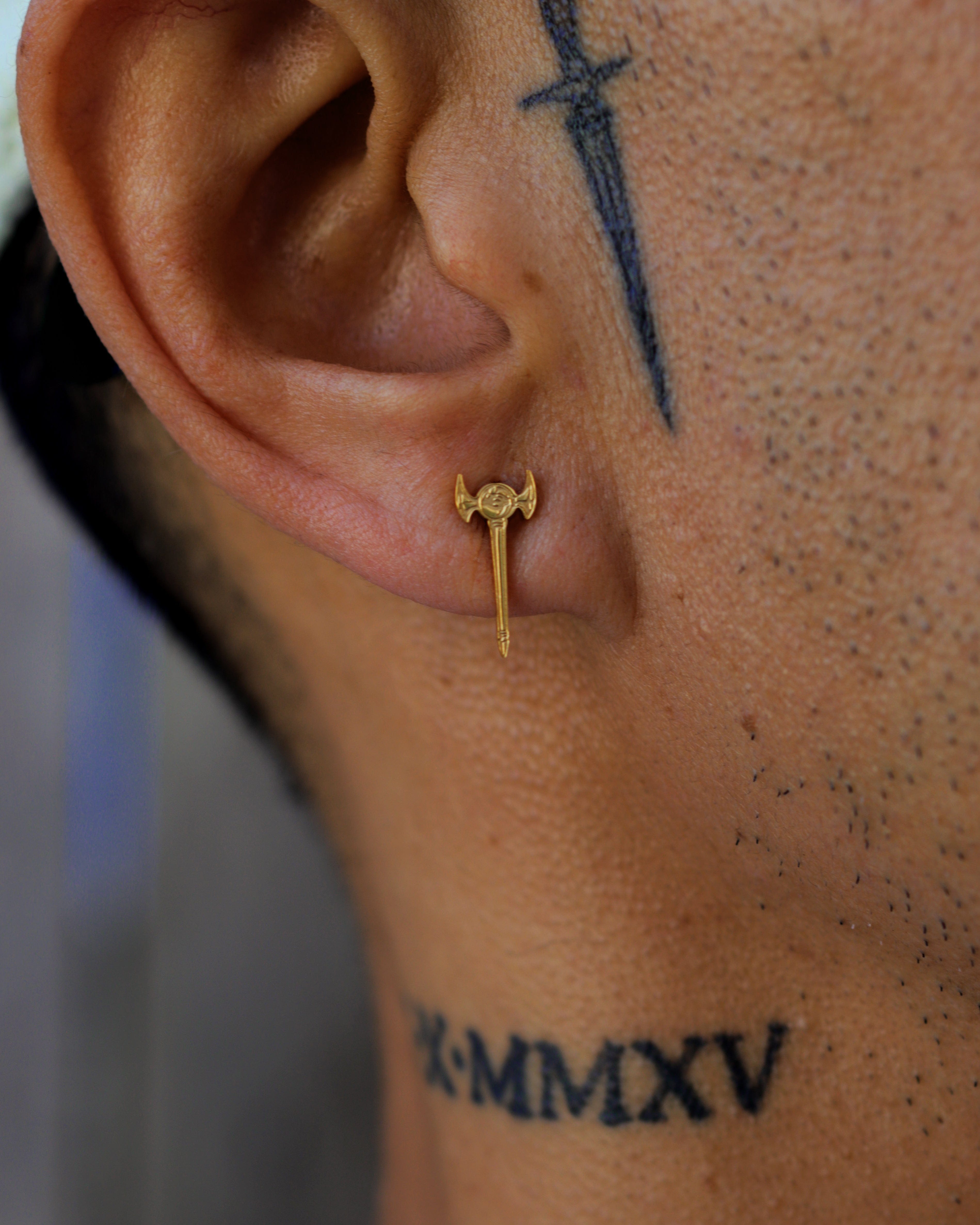 Misterverse Yu - Gi - Oh!™ Millennium Rod Stud Earrings