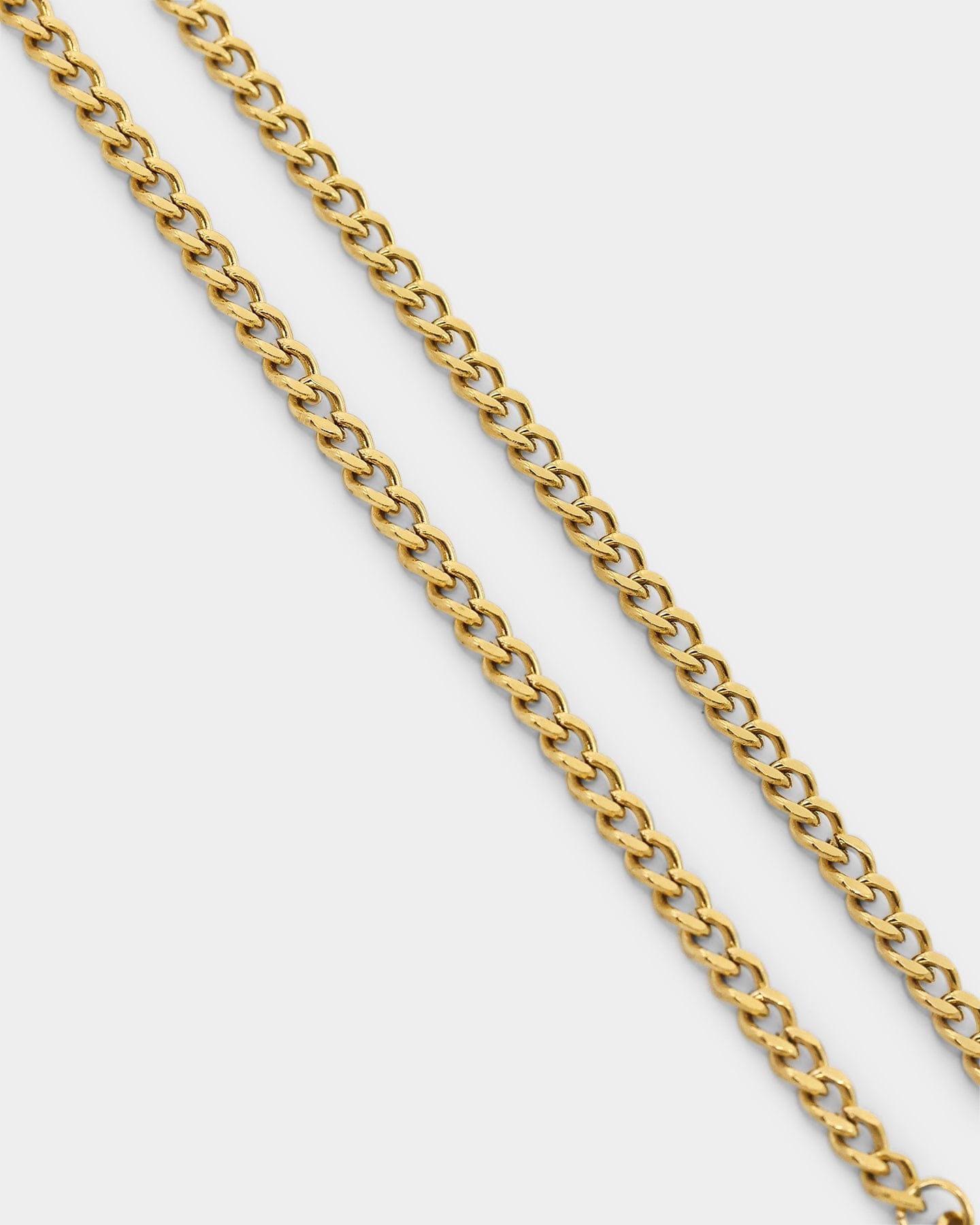 Saint Morta 3 mm Micro Cuban Chain Gold