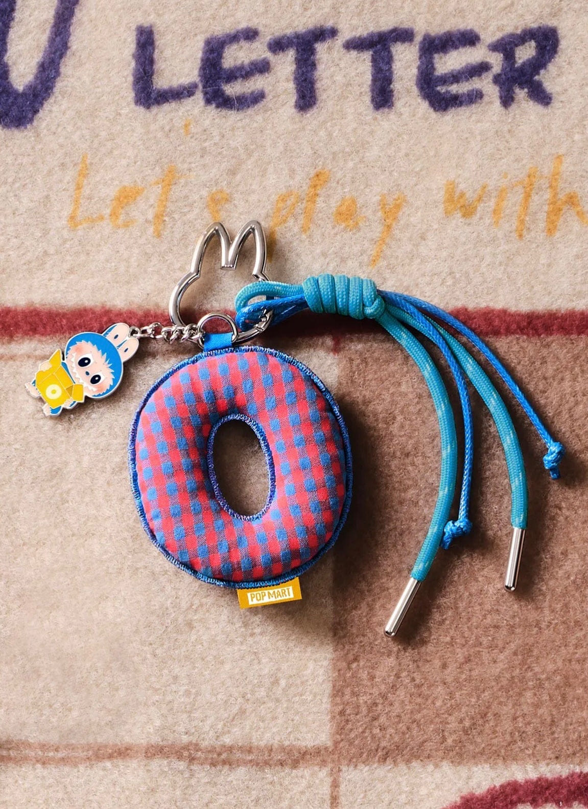 Chasethepop O - Labubu THE MONSTERS Pin for Love Series - Letter Pendant Box by POP MART