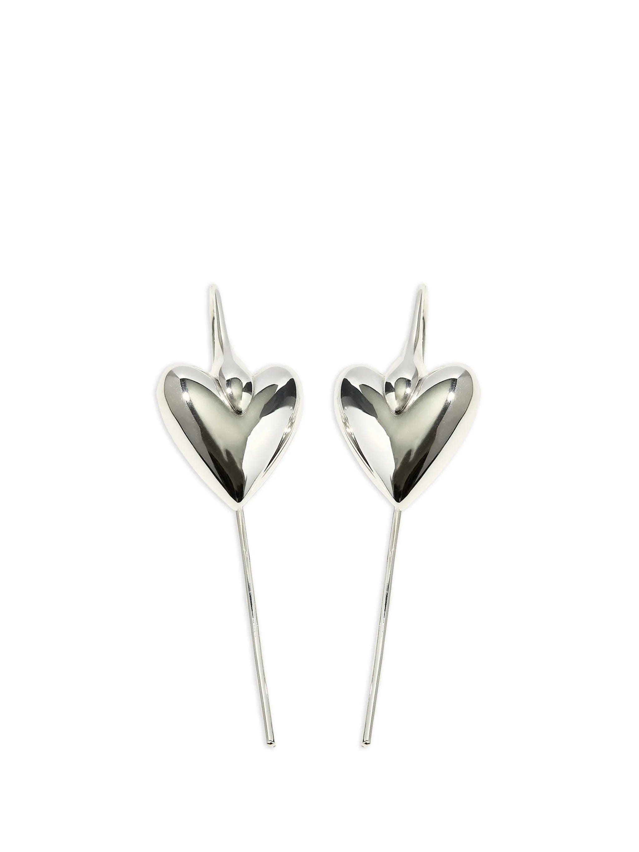 Otiumberg Carved Heart hook earrings