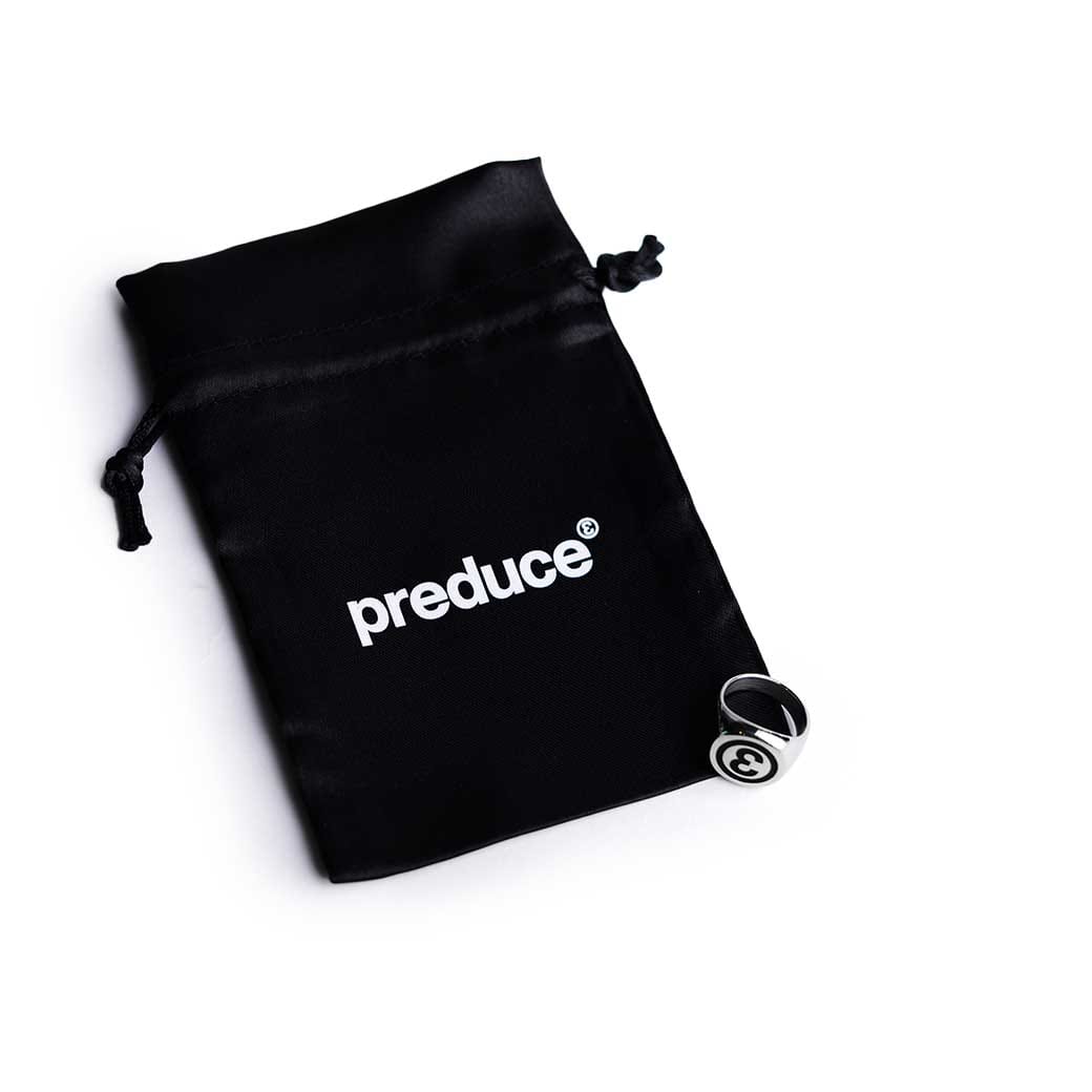 Logo Preduce E Logo Ring Silver