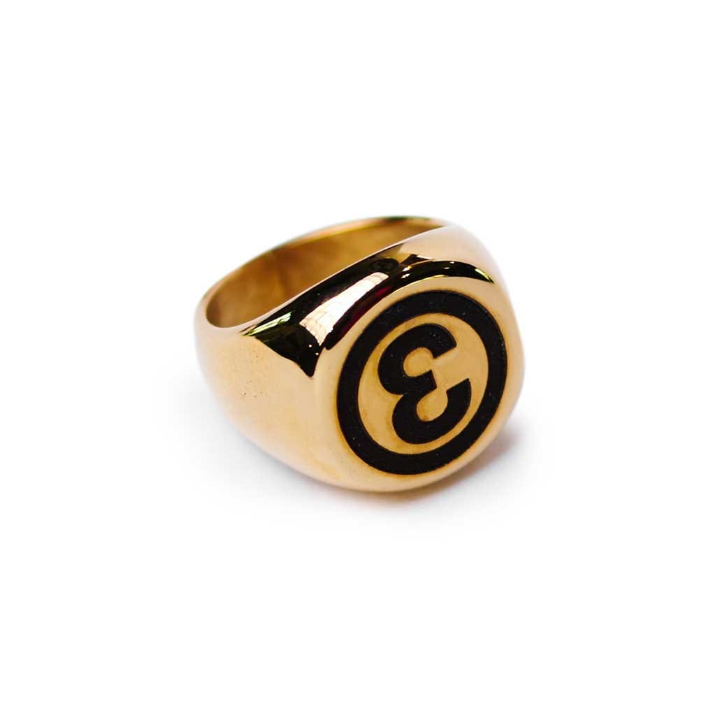 Logo Preduce E Logo Ring Gold
