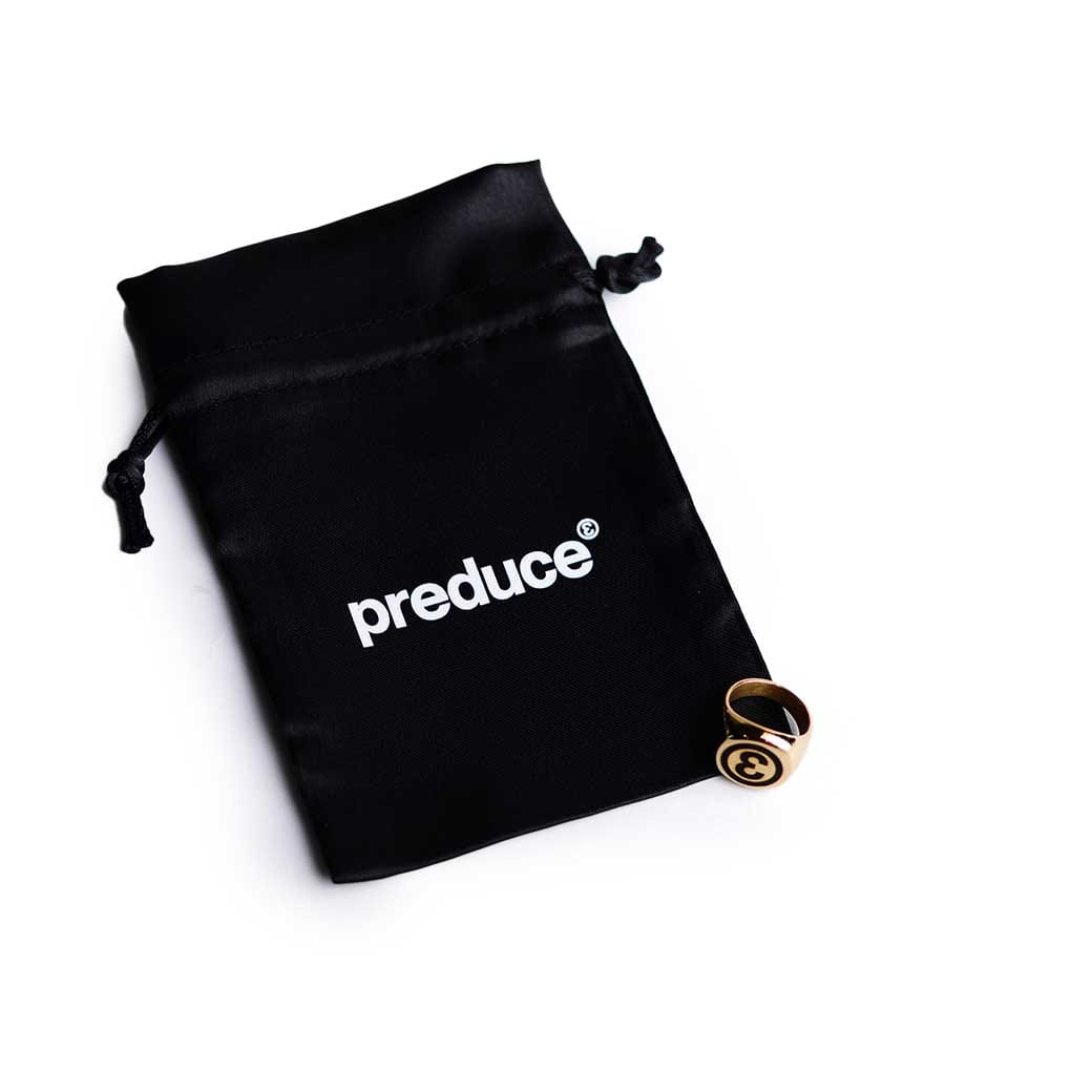 Logo Preduce E Logo Ring Gold