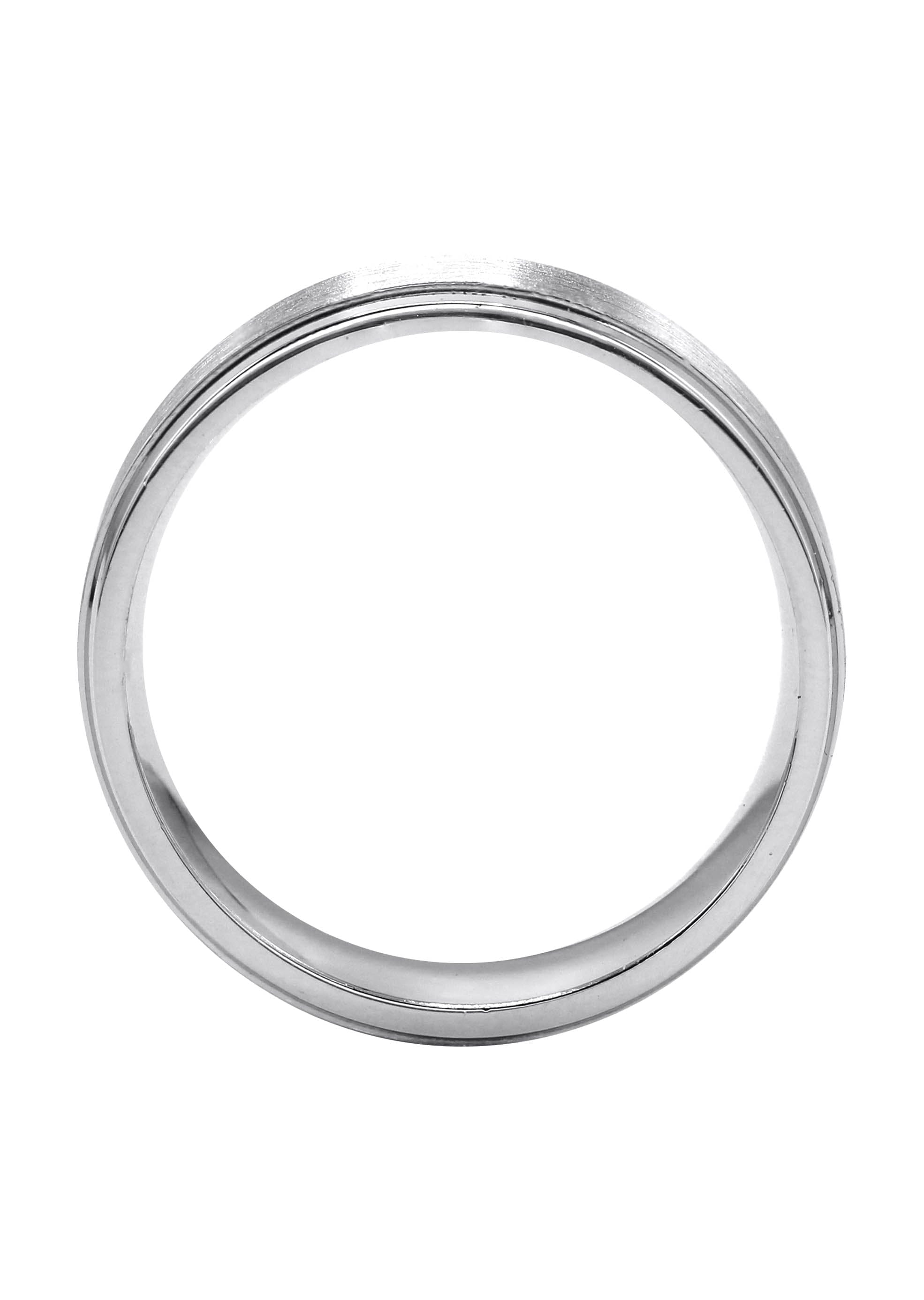 Manufacturer 43 Mens Silver Plain Tungsten Style Ring | Appx 9.4 Grams