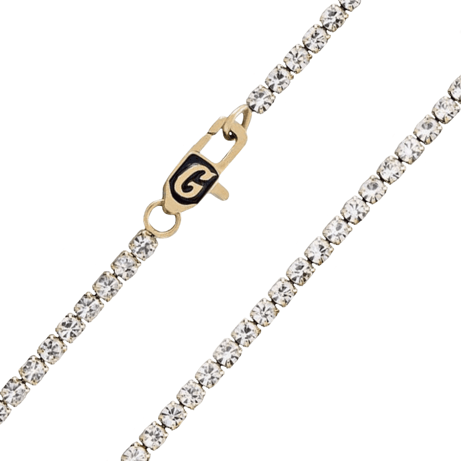 GLD Customs Micro Tennis Necklace