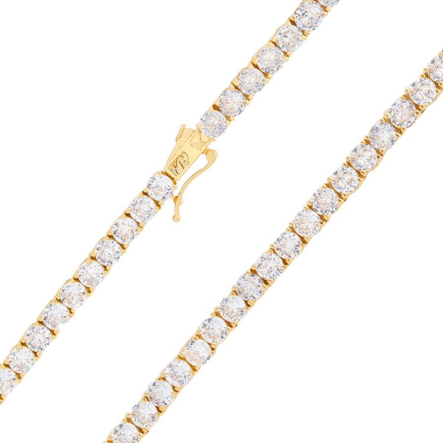 GLD MAS Chains 3 mm Tennis Necklace