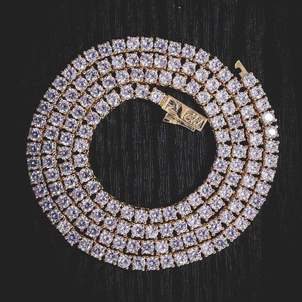 GLD MAS Chains 3 mm Tennis Necklace