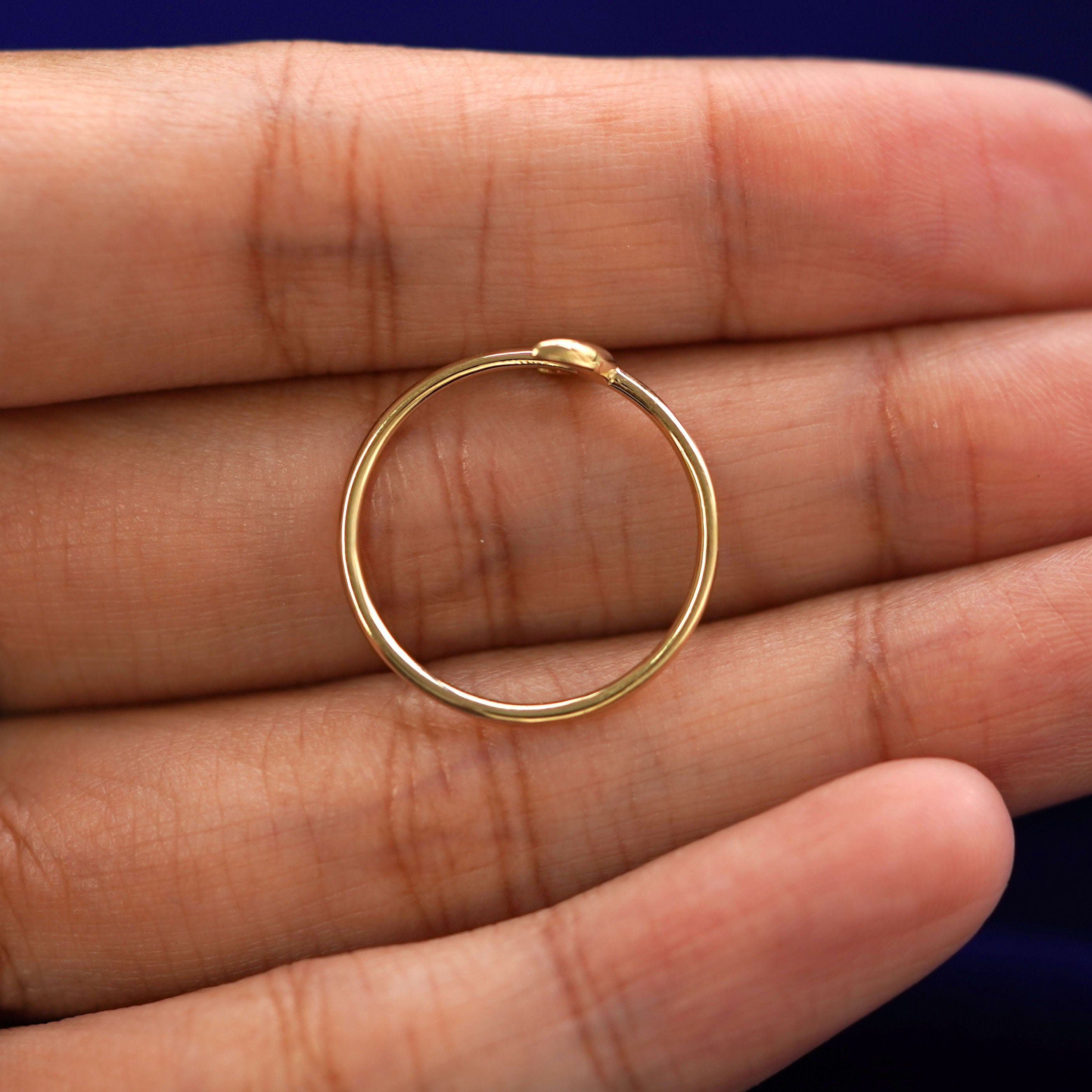 Automic Gold Studio Moon Ring