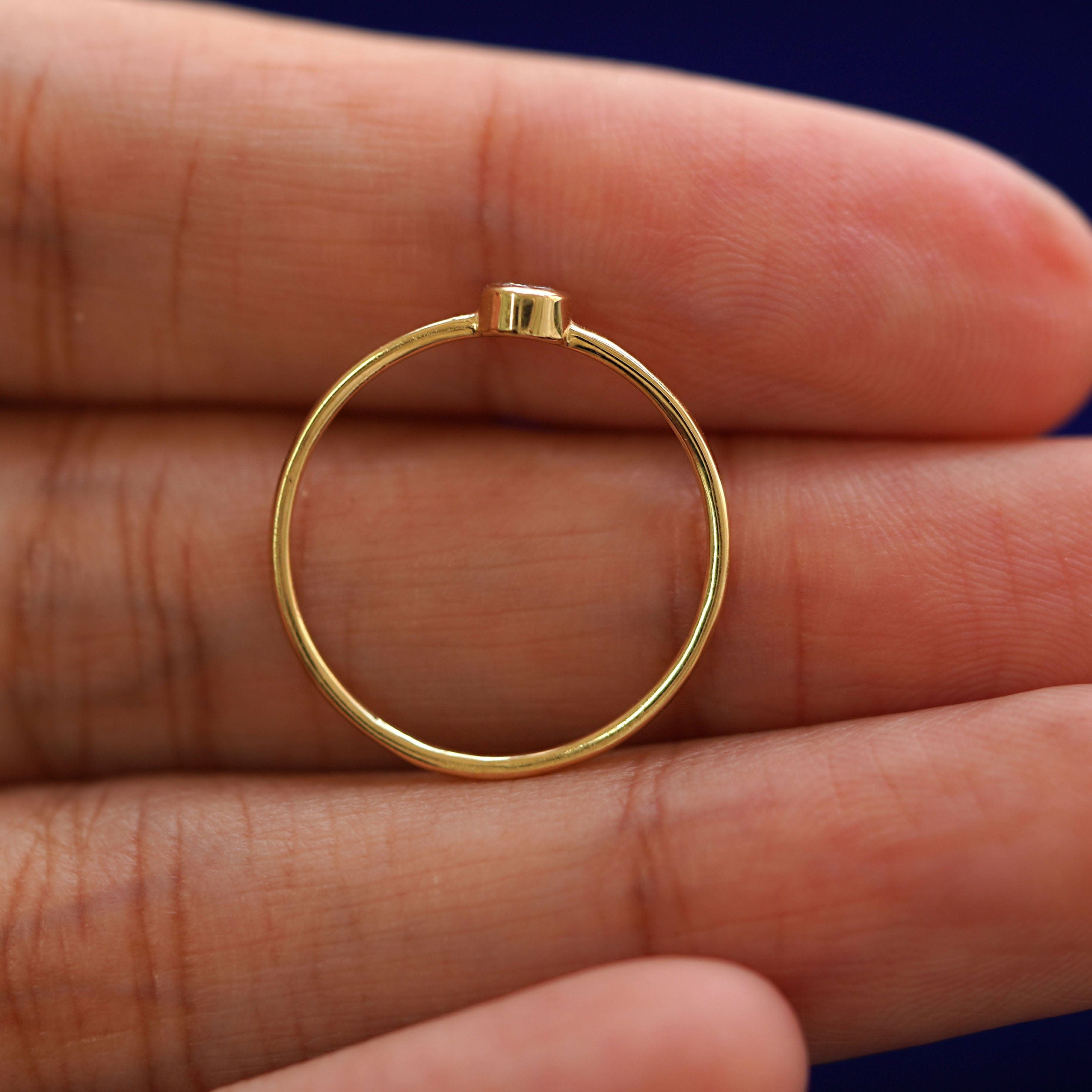 Automic Gold Studio Moissanite Ring