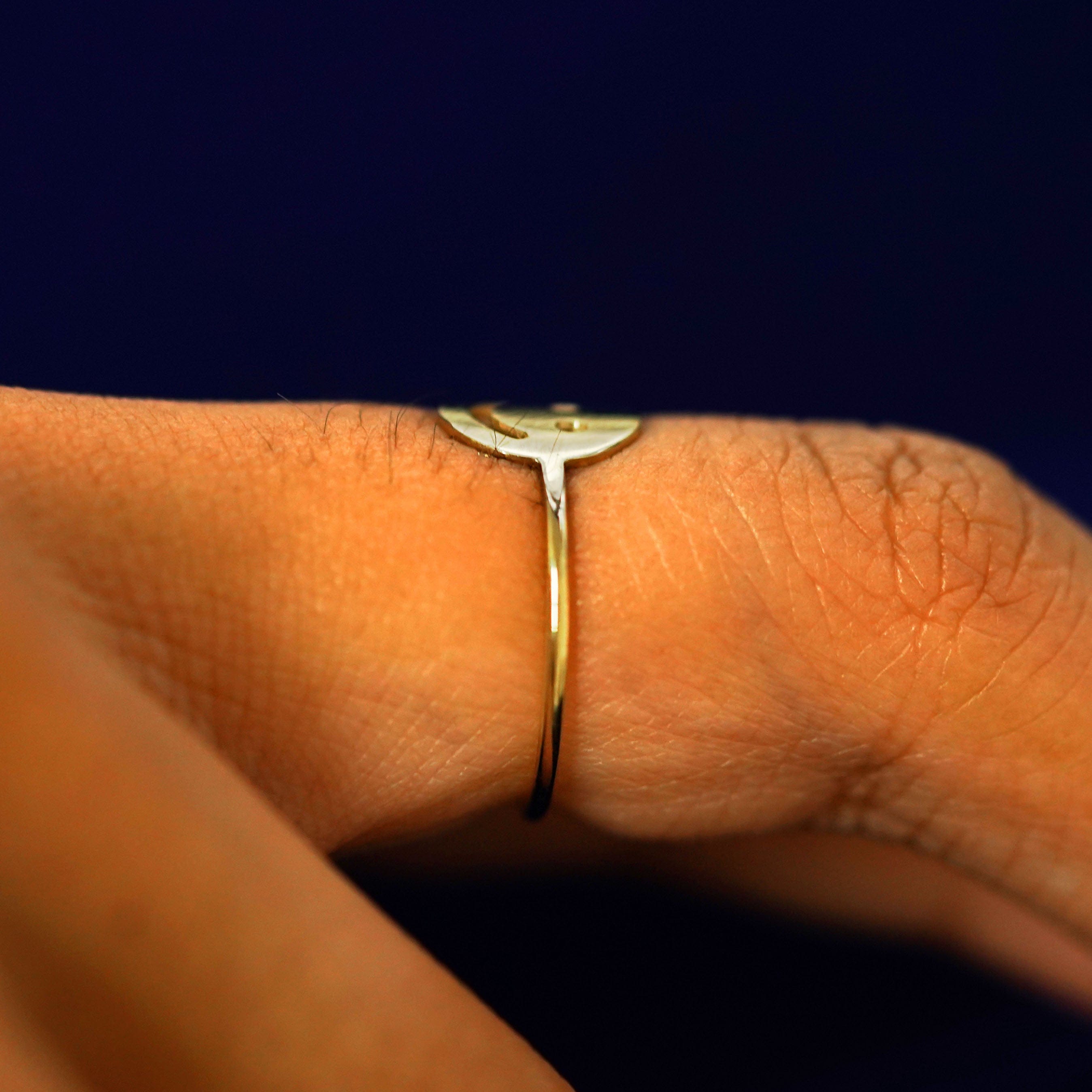 Automic Gold Studio Smiley Face Ring