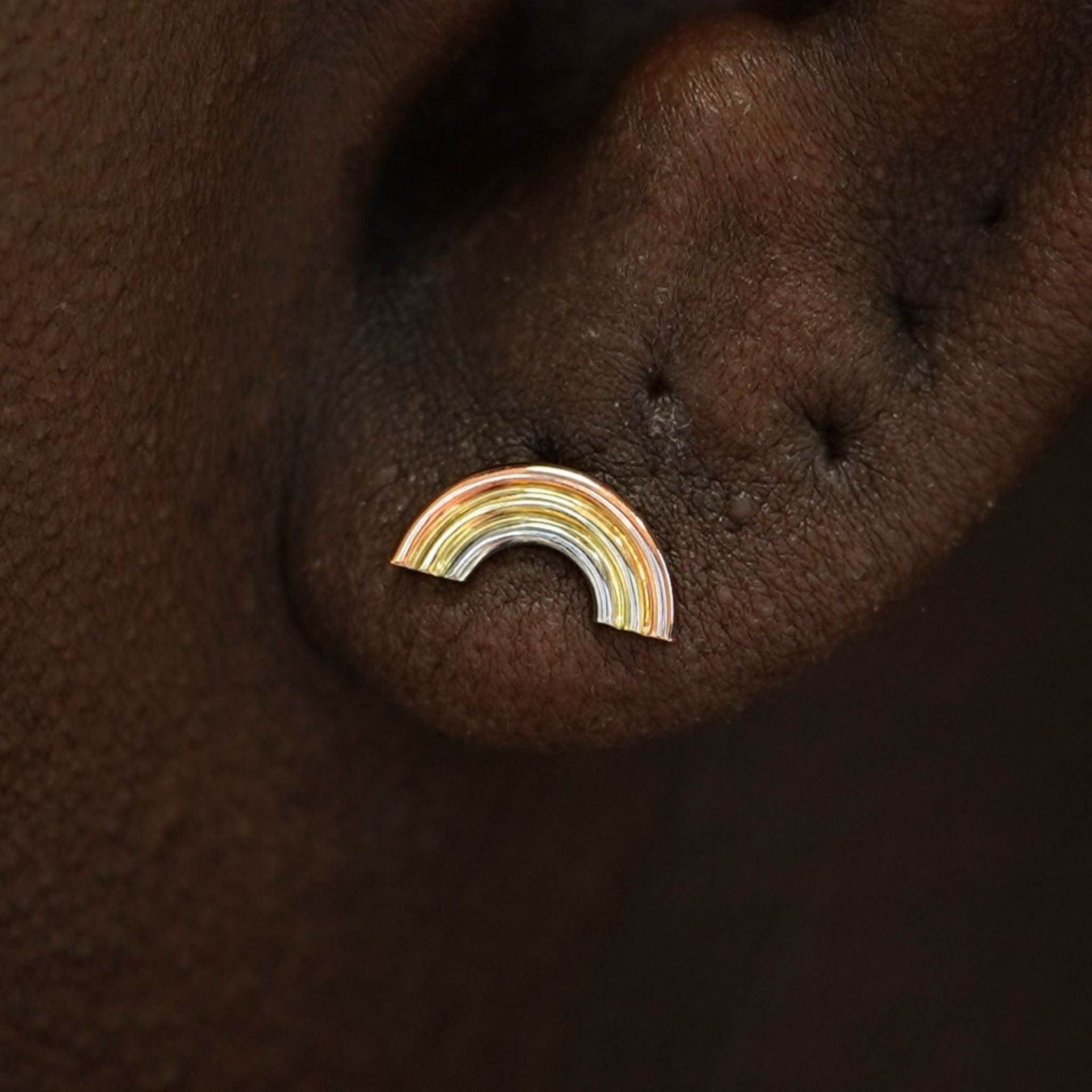 Automic Gold Studio Rainbow Earring