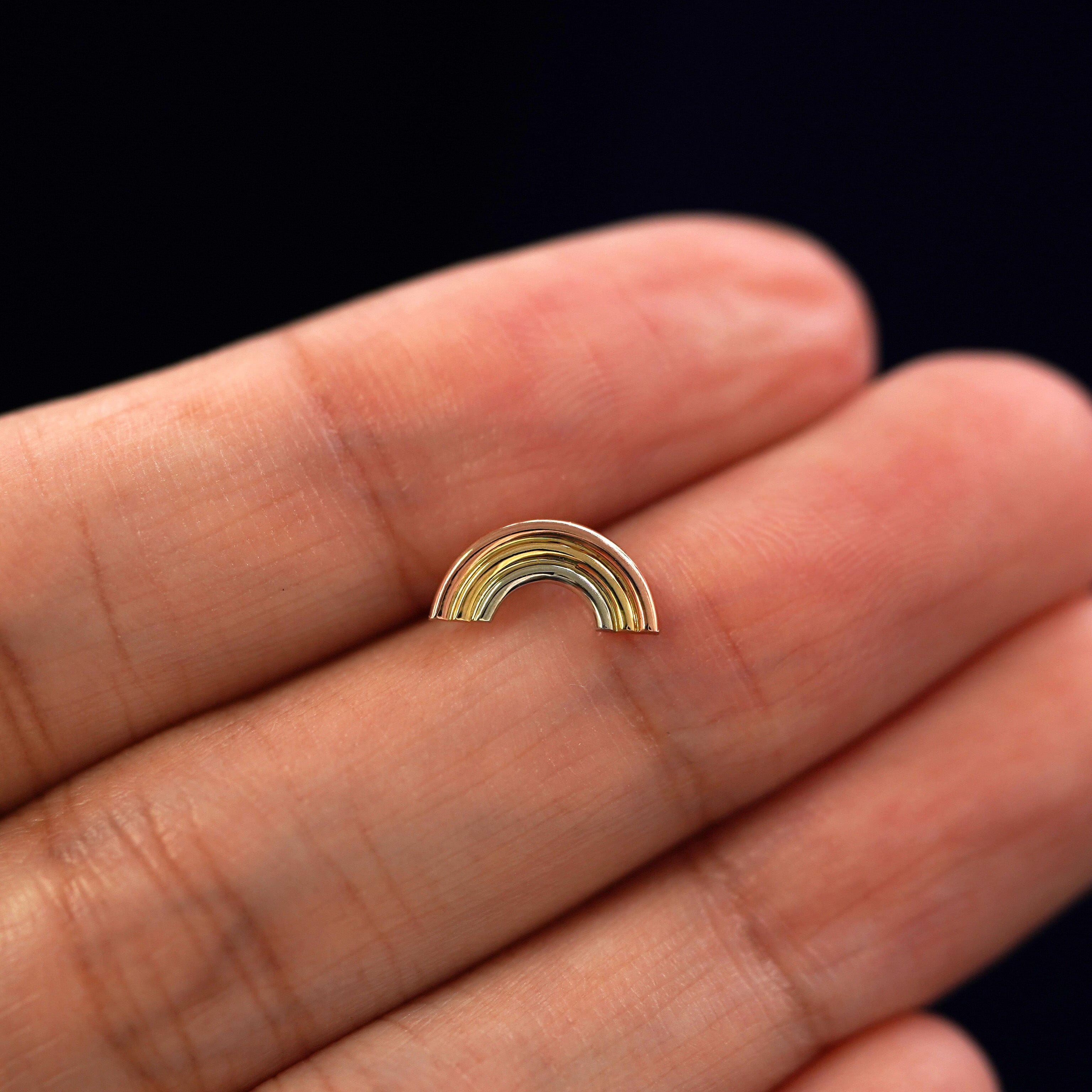 Automic Gold Studio Rainbow Earring