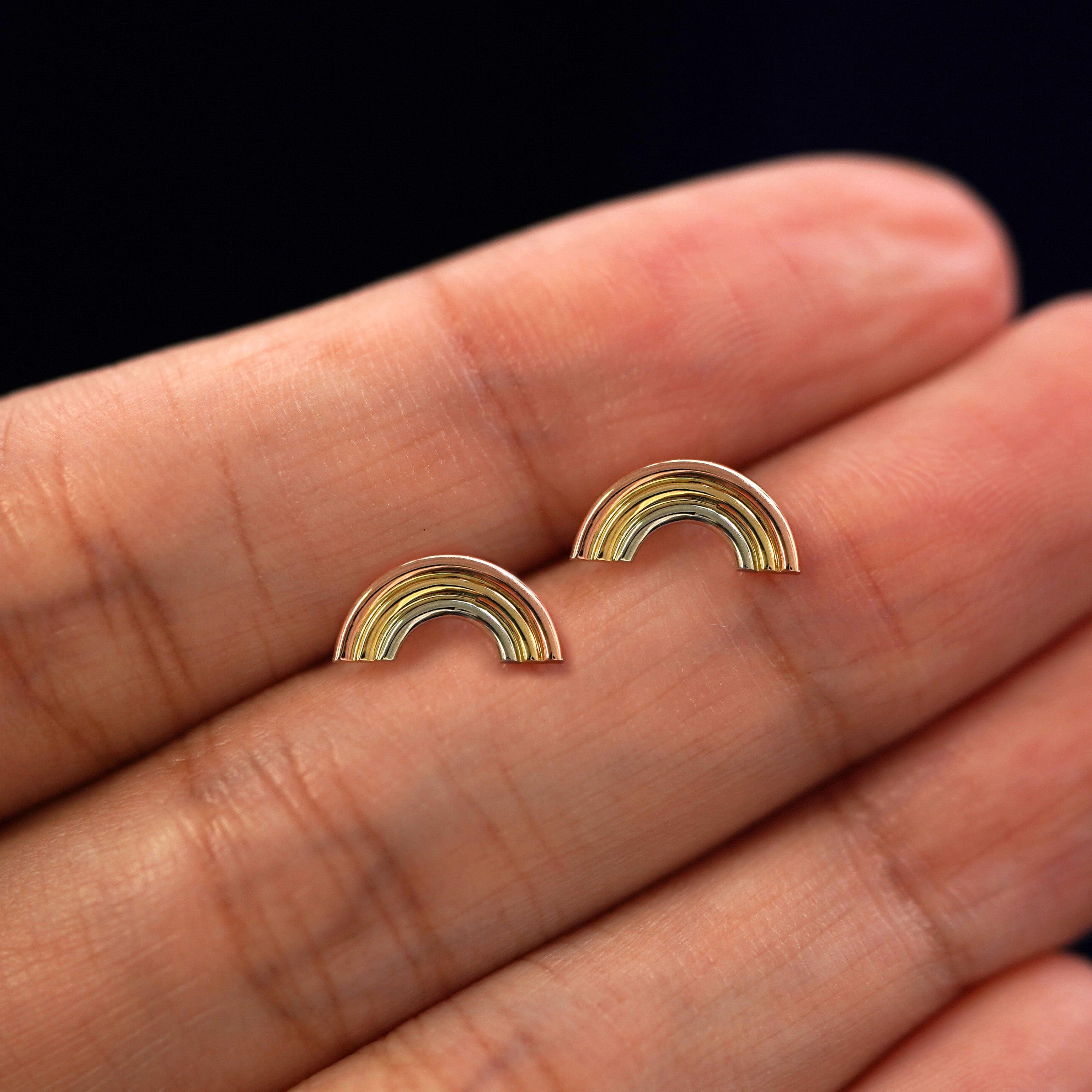 Automic Gold Studio Rainbow Earring