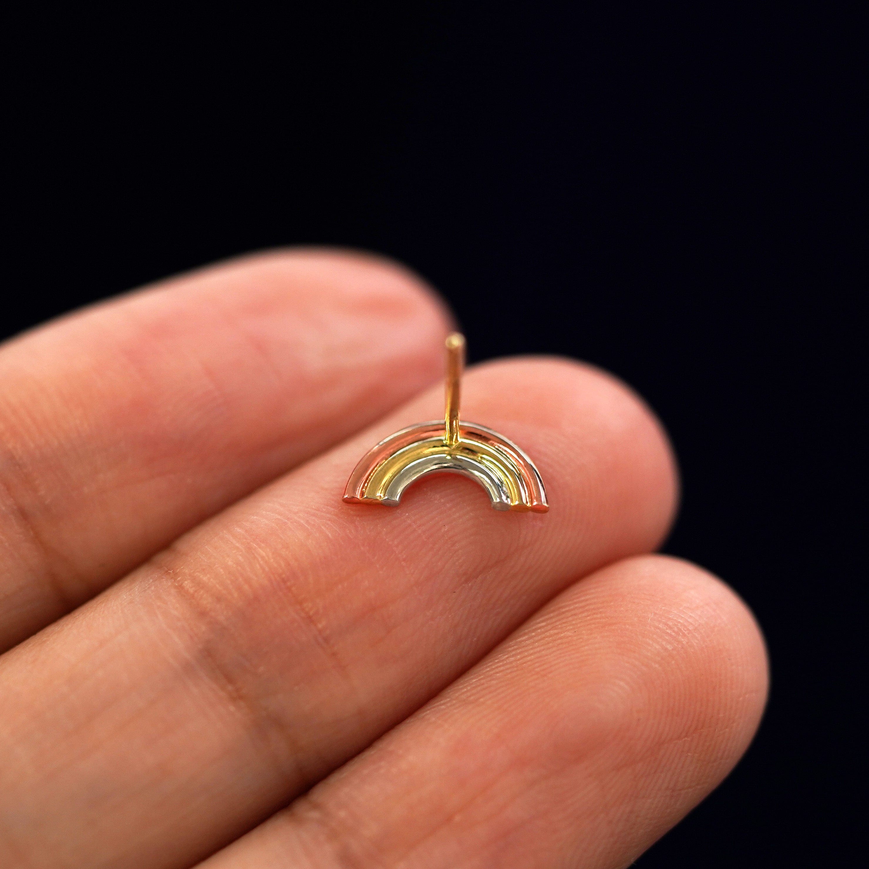 Automic Gold Studio Rainbow Earring
