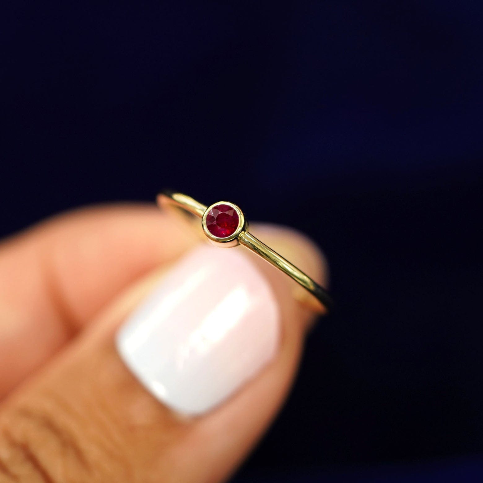 Automic Gold Studio Ruby Ring