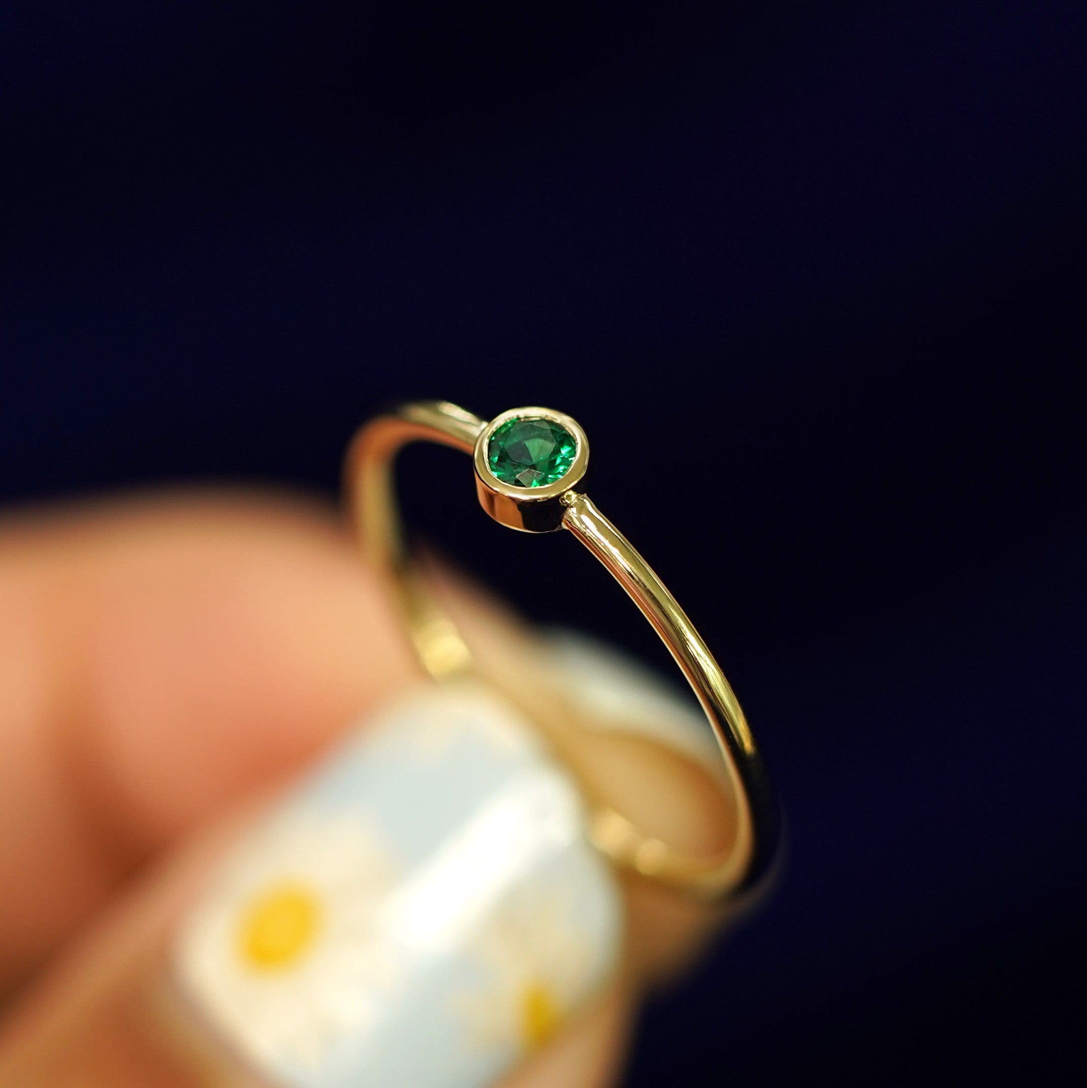 Automic Gold Studio Emerald Ring