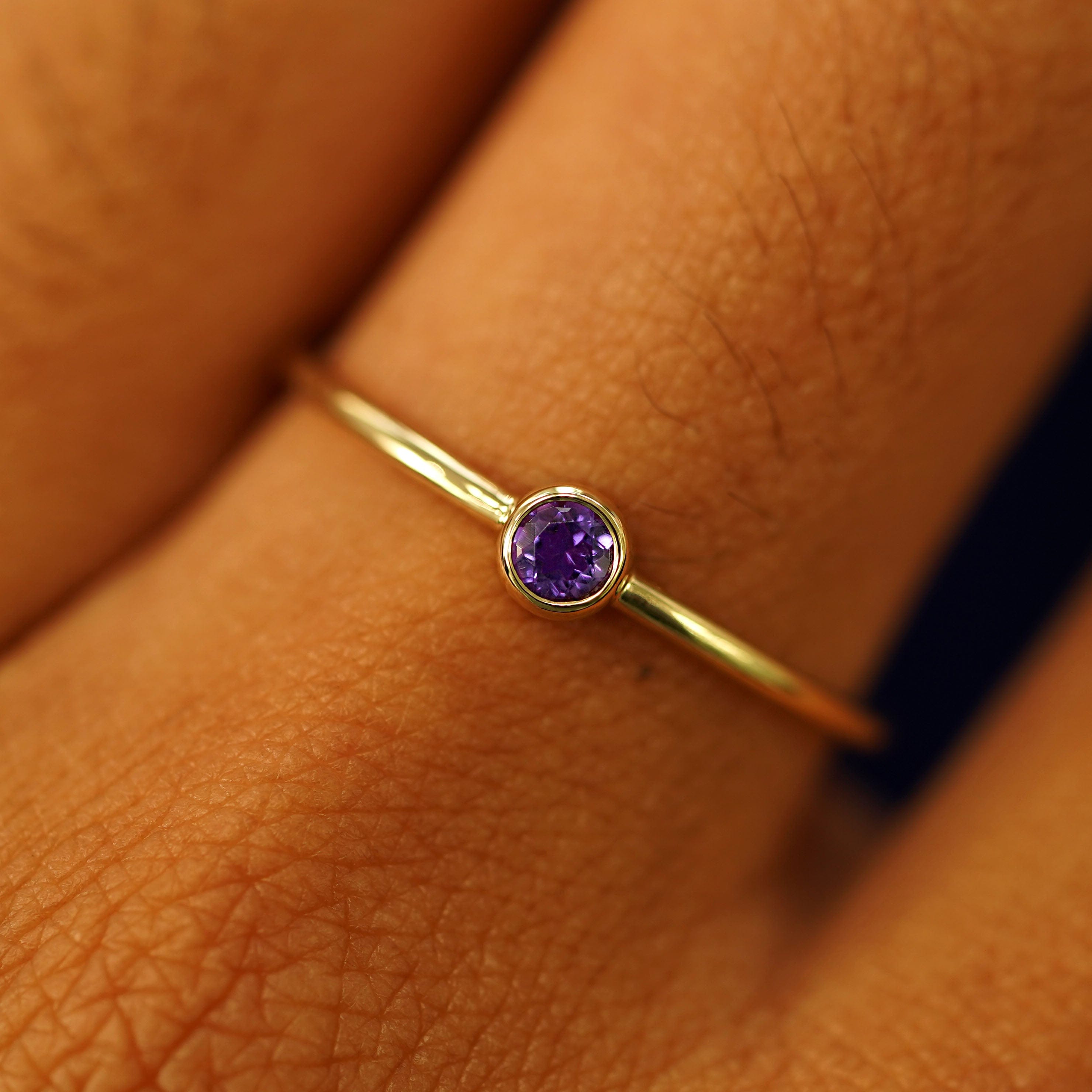 Automic Gold Studio Amethyst Ring