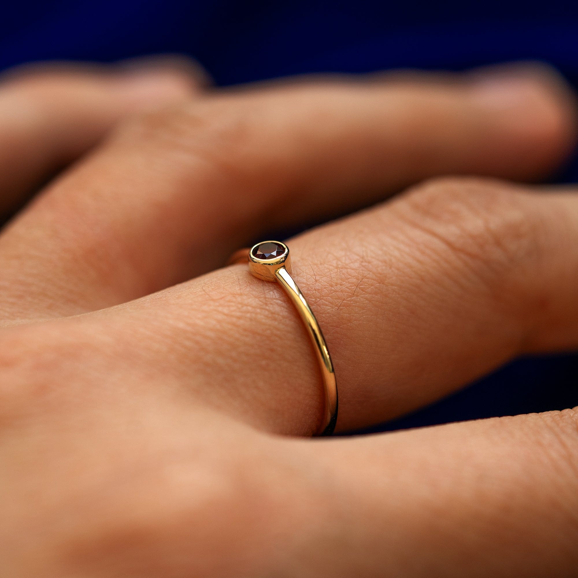 Automic Gold Studio Garnet Ring