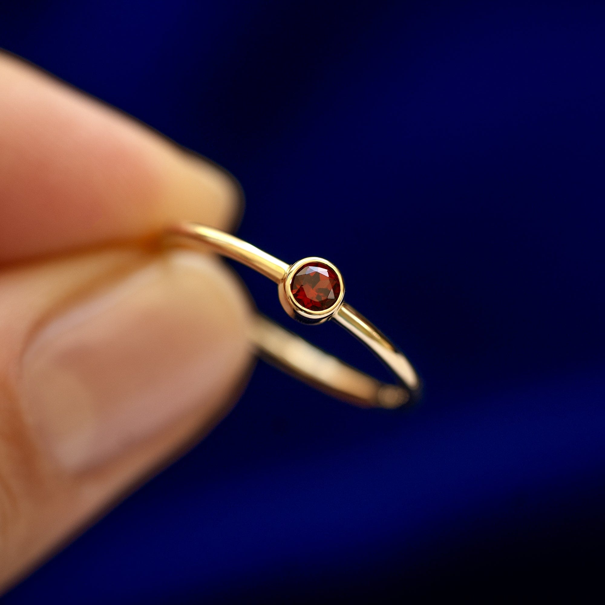 Automic Gold Studio Garnet Ring