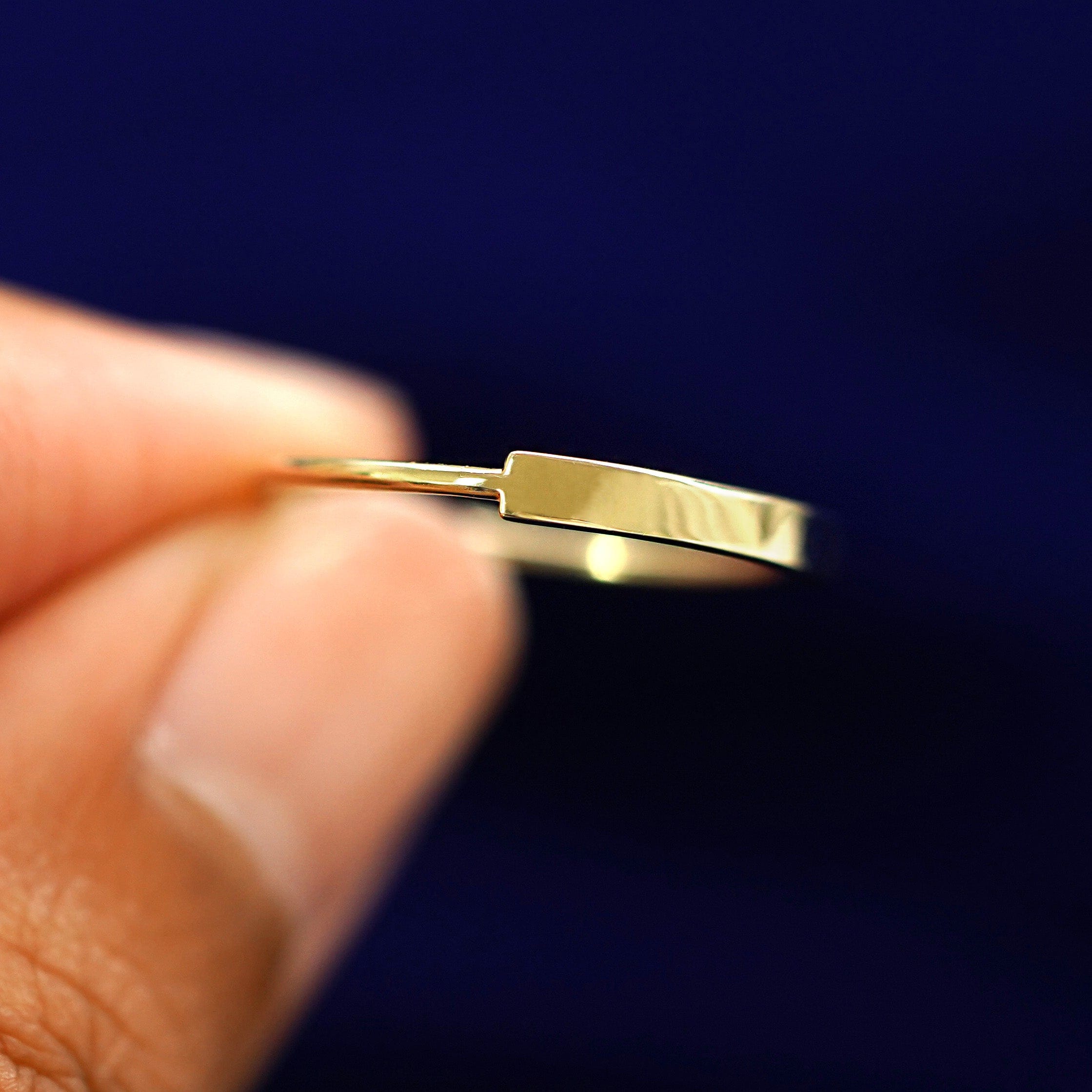 Automic Gold Studio Bar Ring