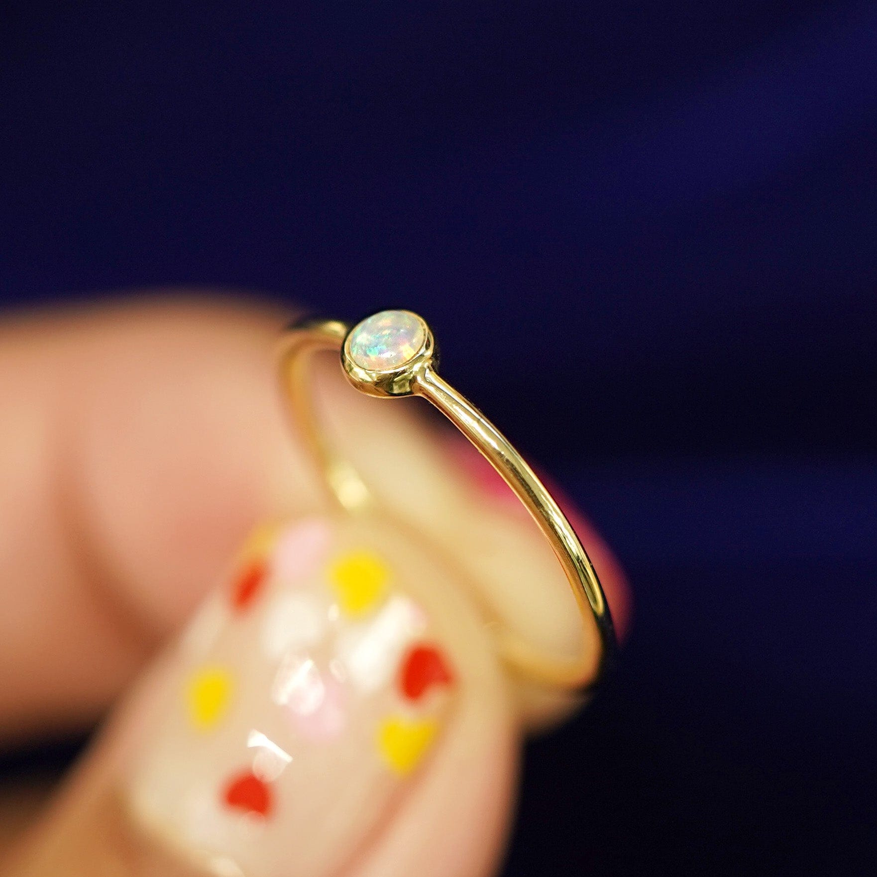 Automic Gold Studio Opal Ring