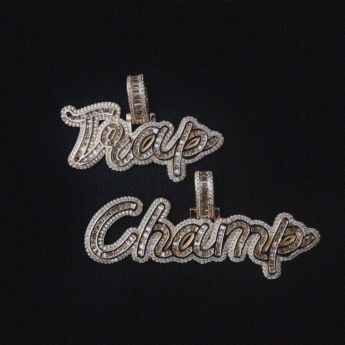 Custom Jewelry Multi - Layer Baguette Font Additional Letters
