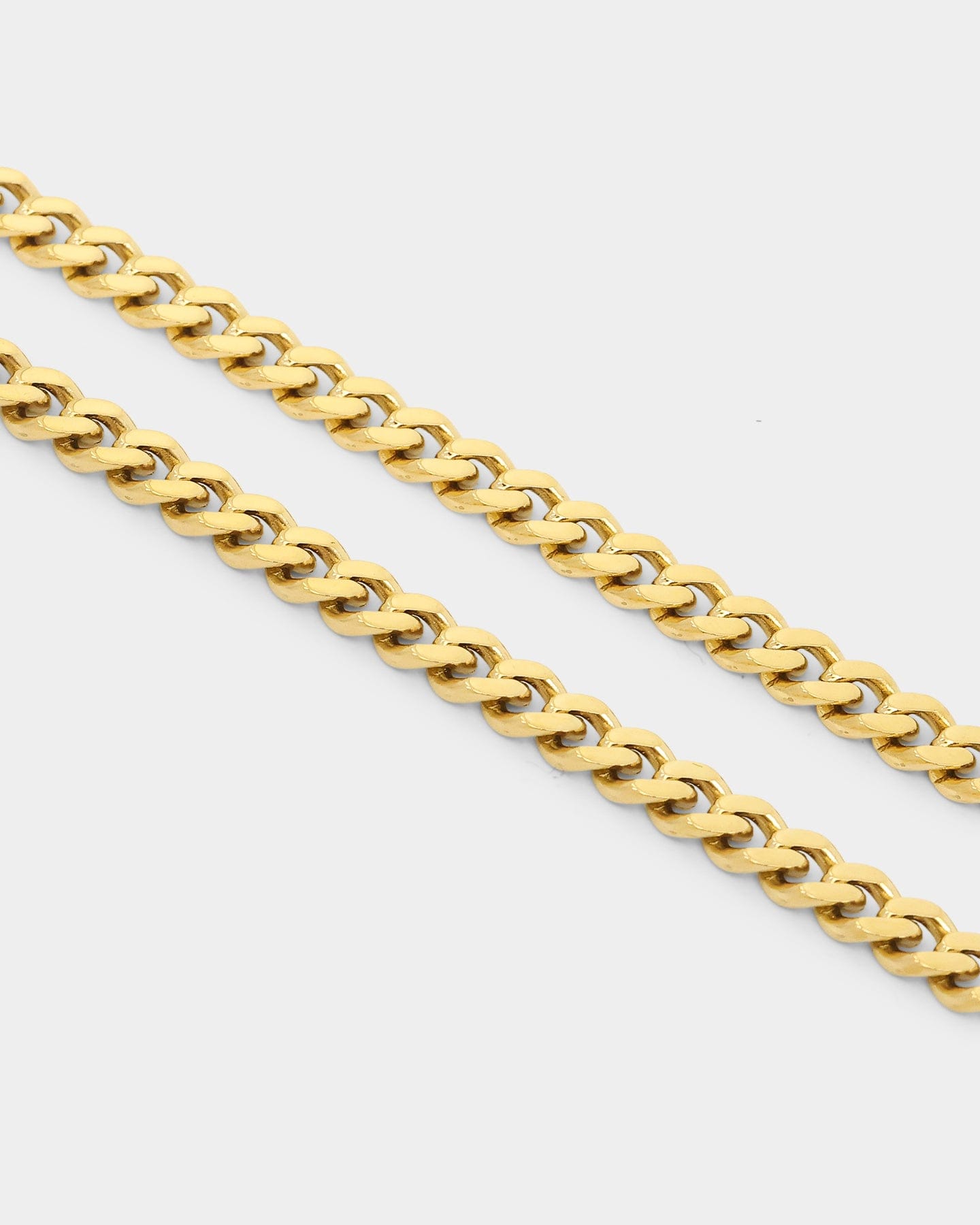 Saint Morta 5 mm Cuban Chain Gold