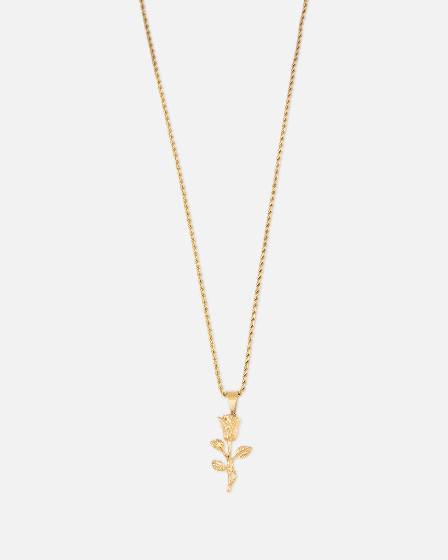 Saint Morta Rose Pendant Chain Gold