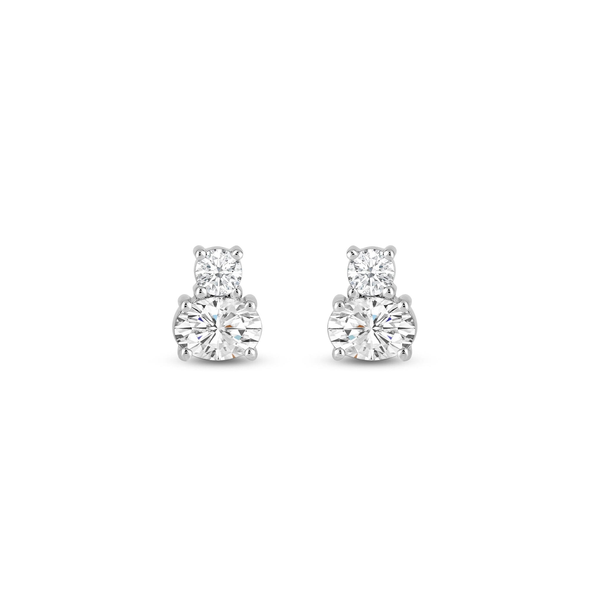 With Clarity Duet Oval Earrings