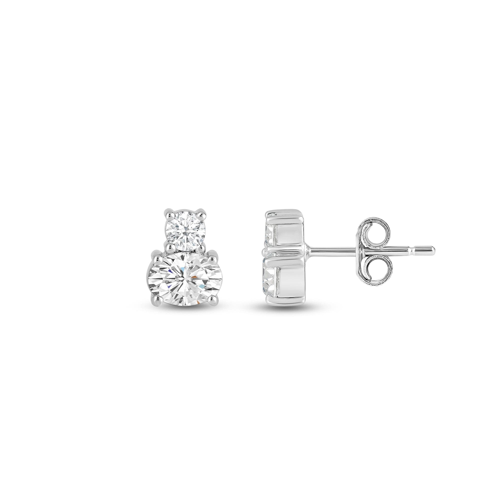 With Clarity Duet Oval Earrings