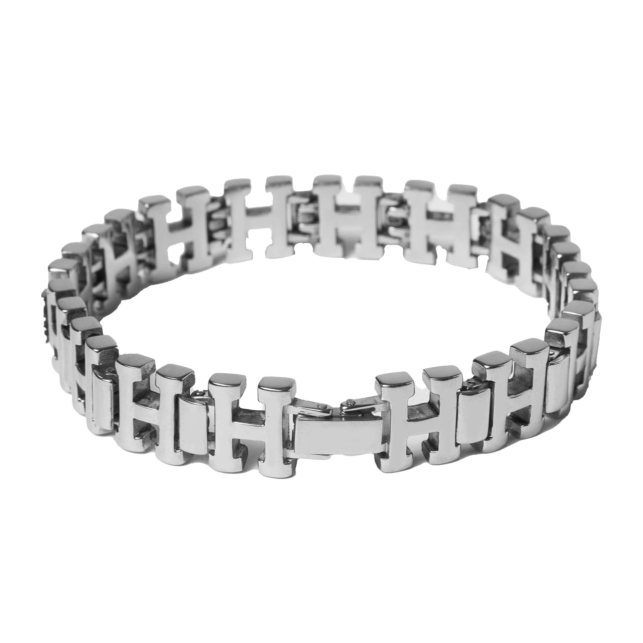 HUF H Link Bracelet (Silver)