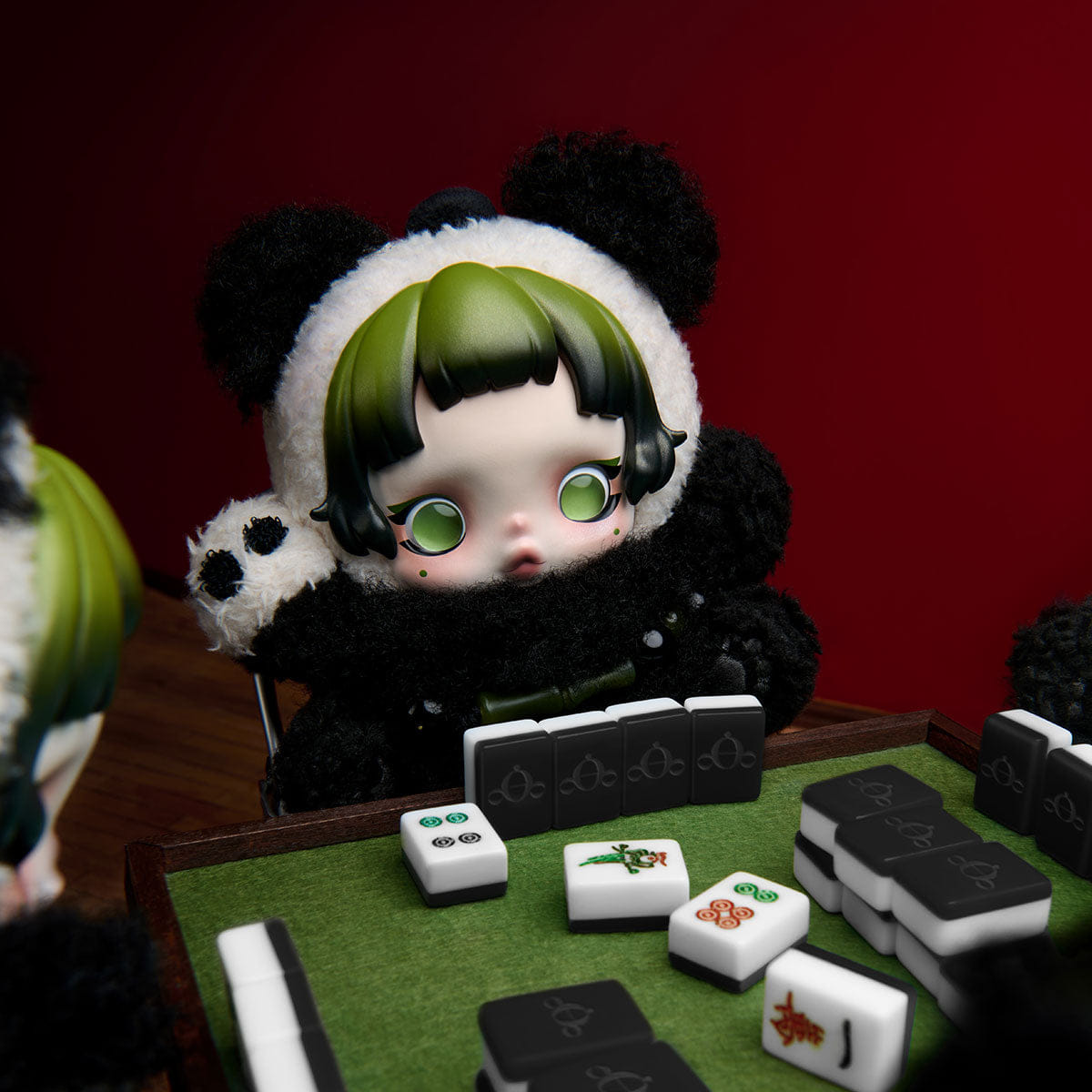 Popmart Skullpanda Lazy Panda Plush Doll Pendant