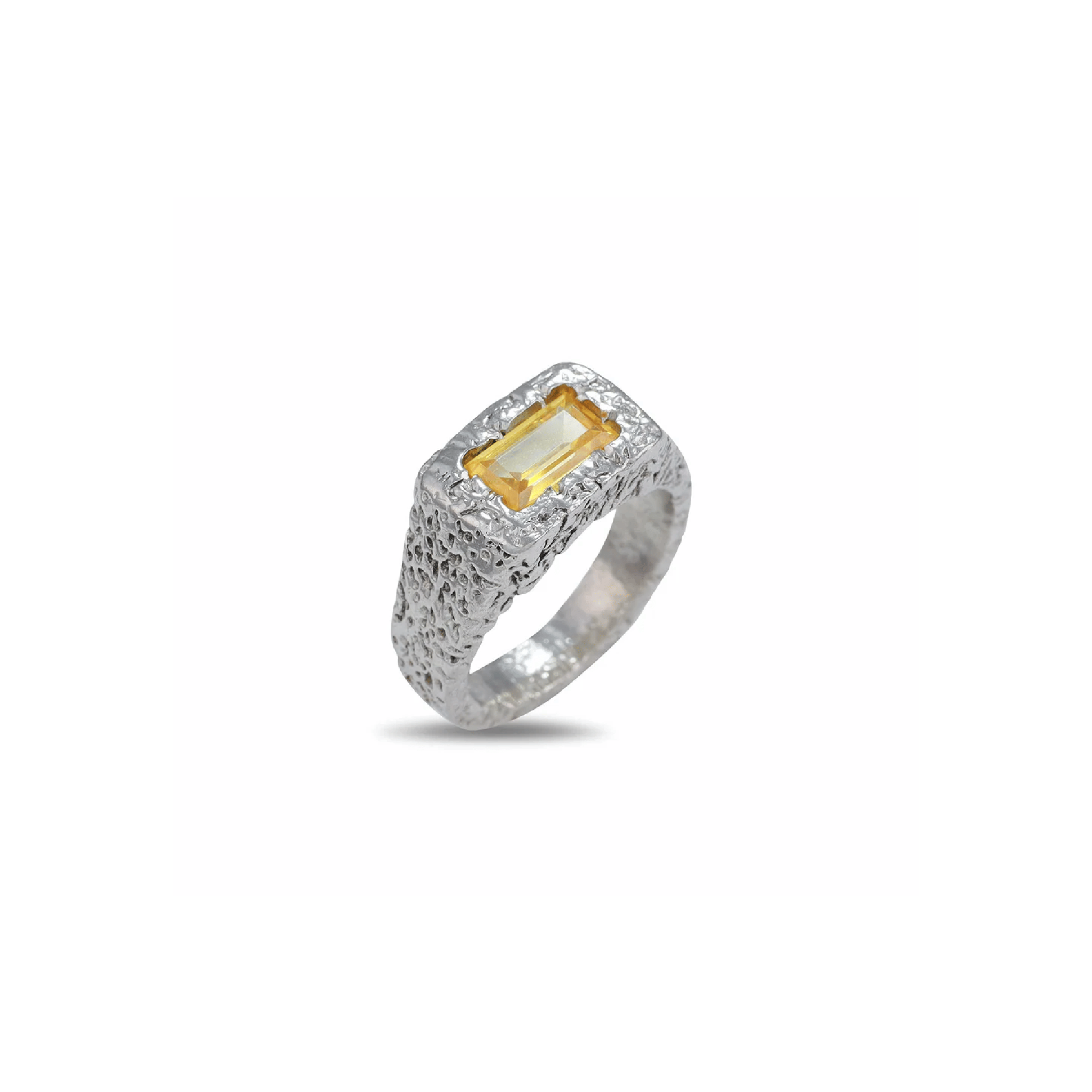 Arykai Lone Jewel Ring (Yellow)