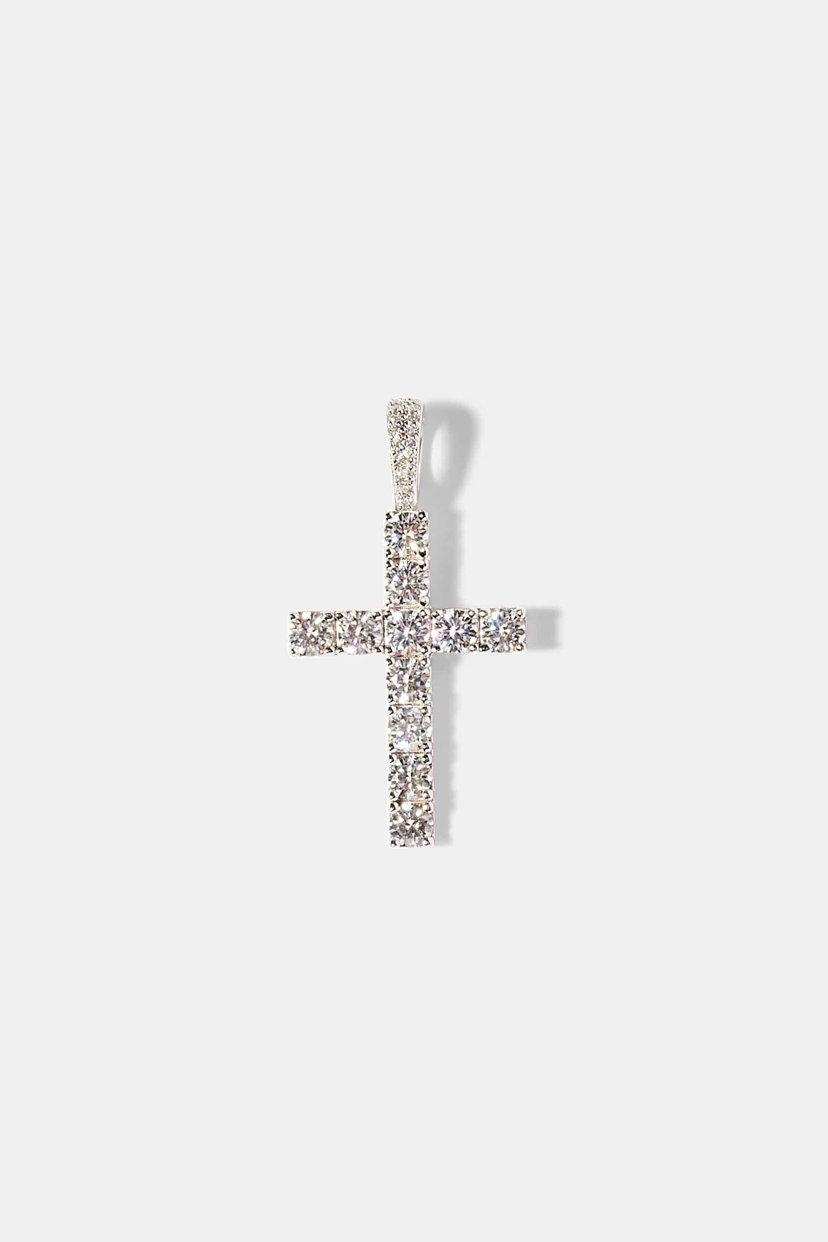Cernucci Moissanite Cross Pendant - 30 mm