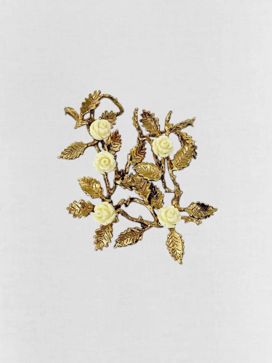 Bernard Delettrez Roses & Thorns Fashion Ring