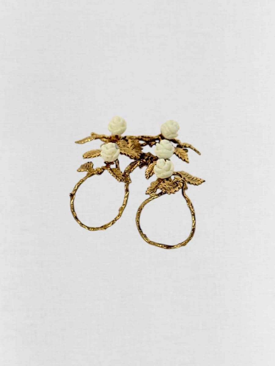 Bernard Delettrez Roses & Thorns Fashion Ring