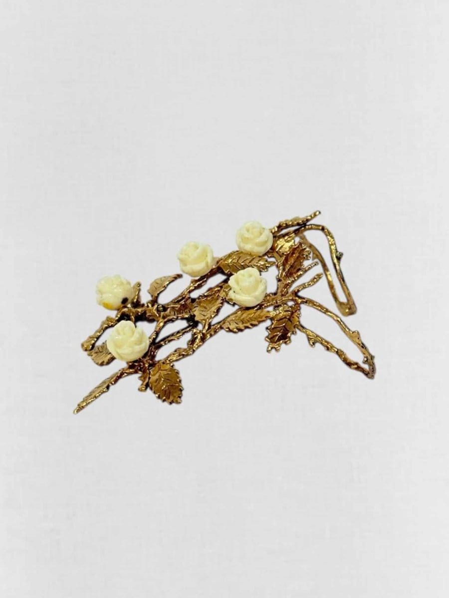 Bernard Delettrez Roses & Thorns Fashion Ring