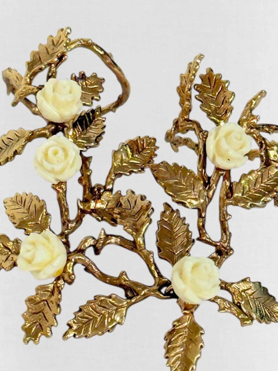 Bernard Delettrez Roses & Thorns Fashion Ring