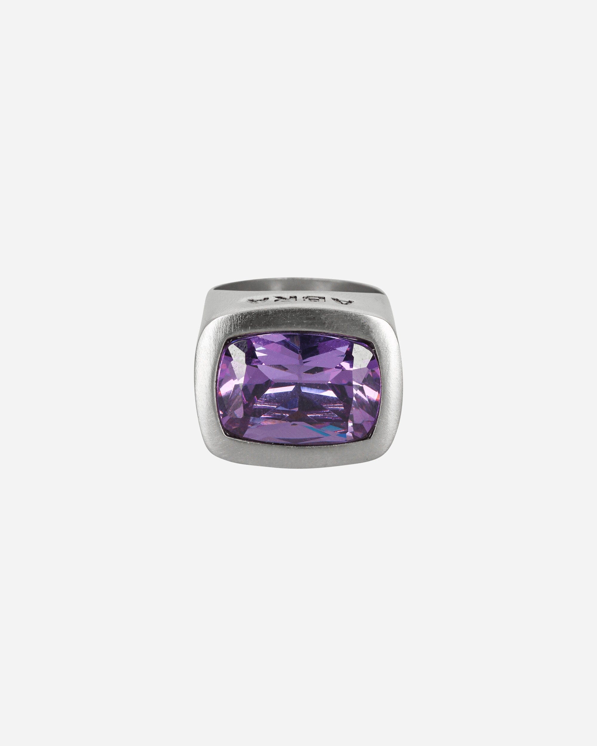 Abra Stone Ring Silver / Purple