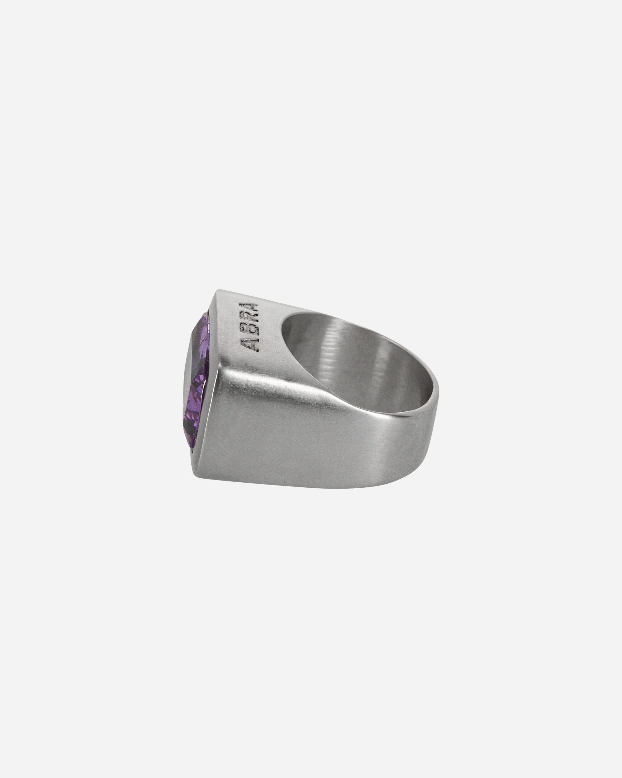 Abra Stone Ring Silver / Purple