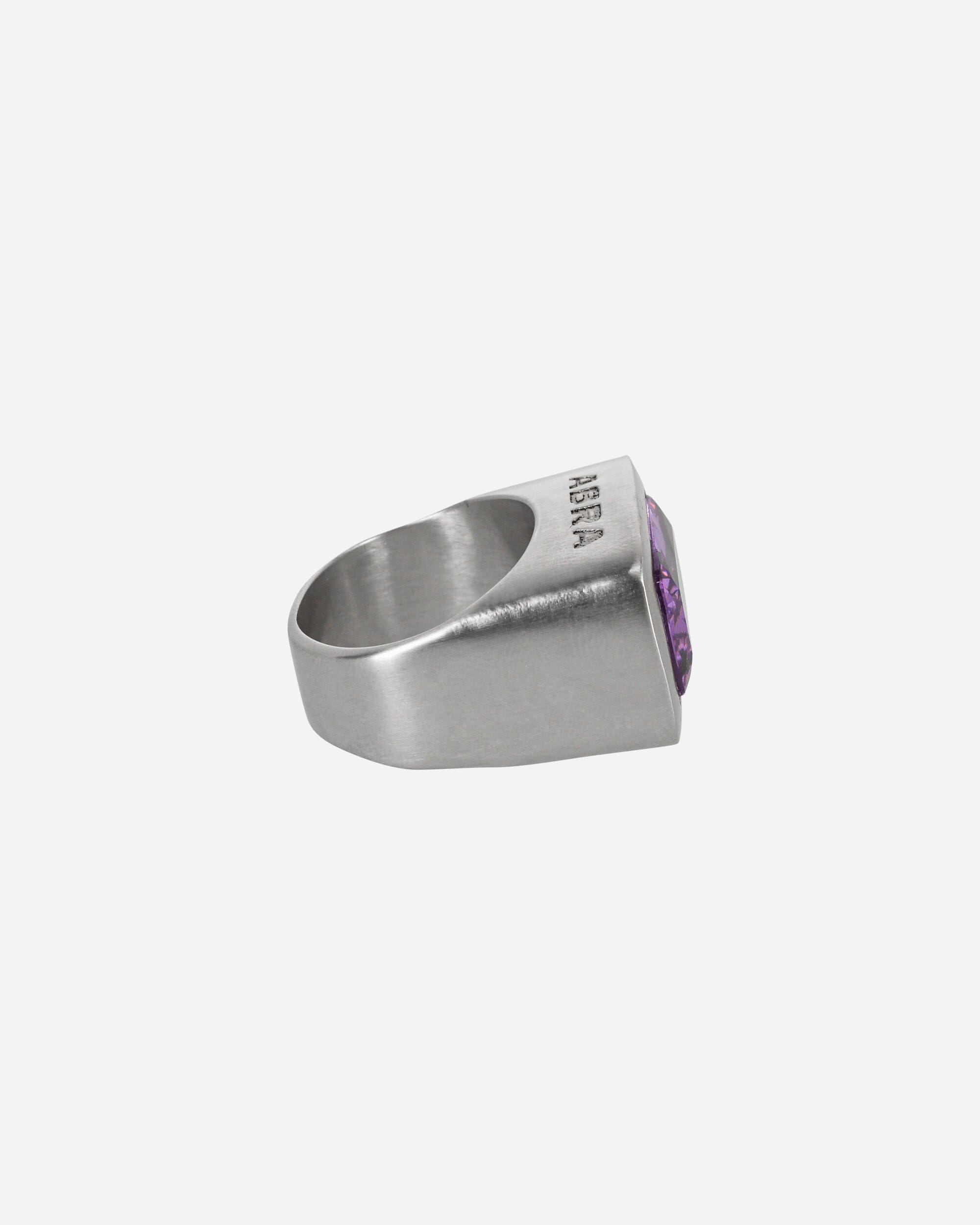 Abra Stone Ring Silver / Purple