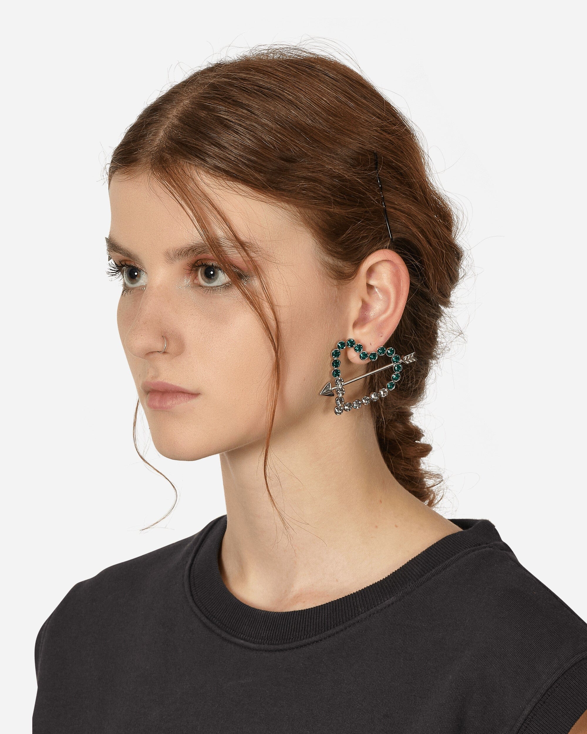 Safsafu Cupido Earrings Crystal / Green