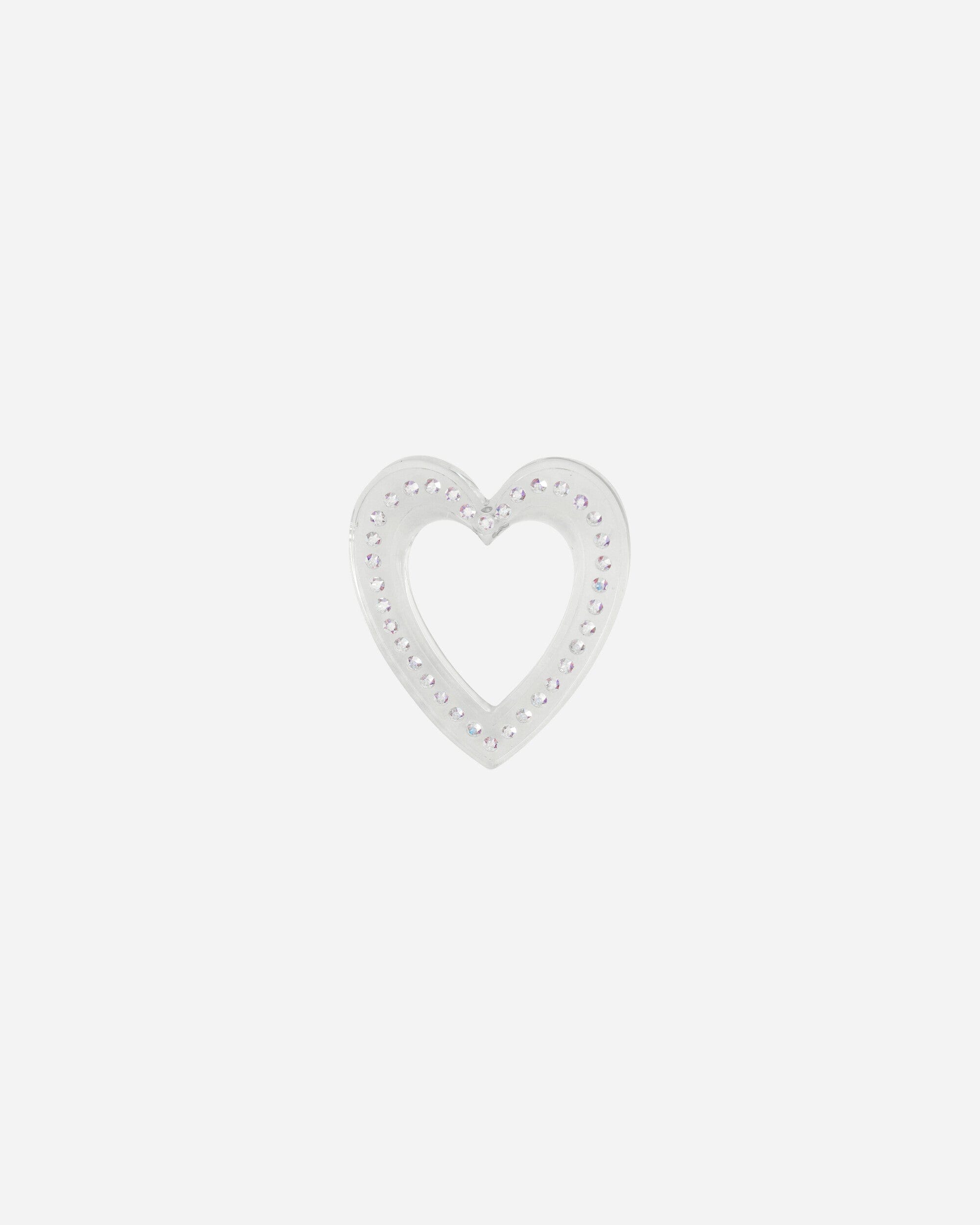 Safsafu Big Heart Earrings Transparent