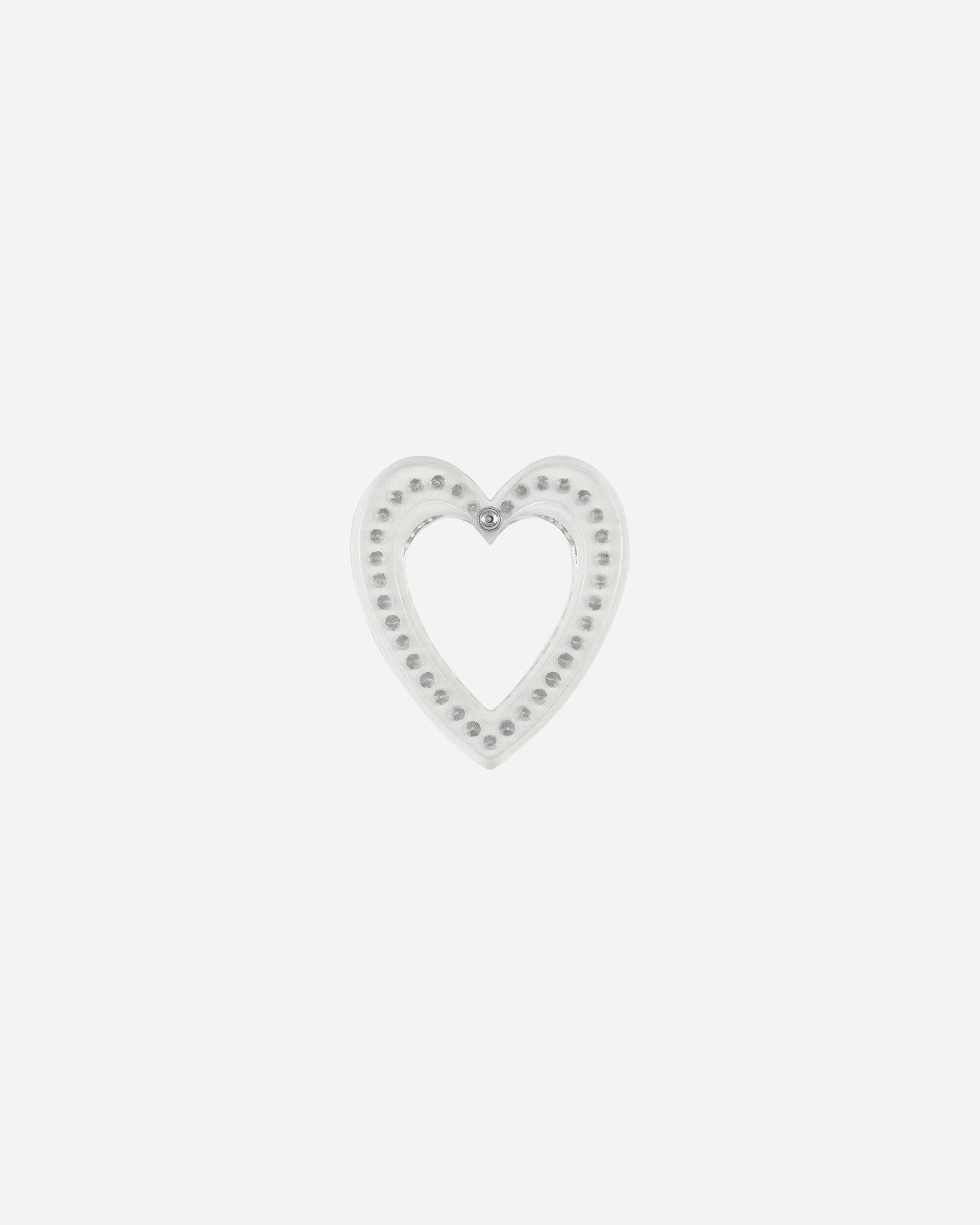 Safsafu Big Heart Earrings Transparent