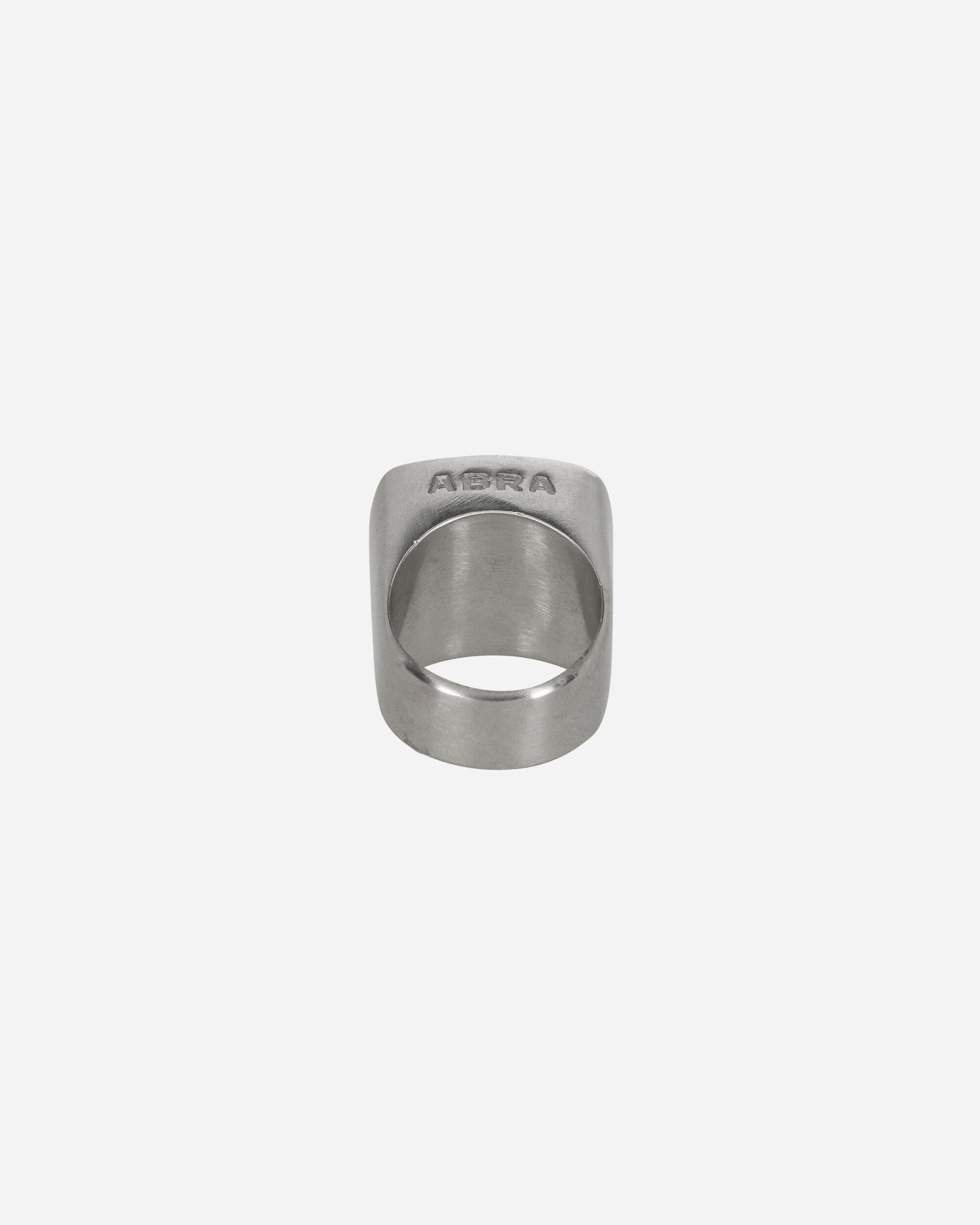 Abra Stone Ring Silver / Black