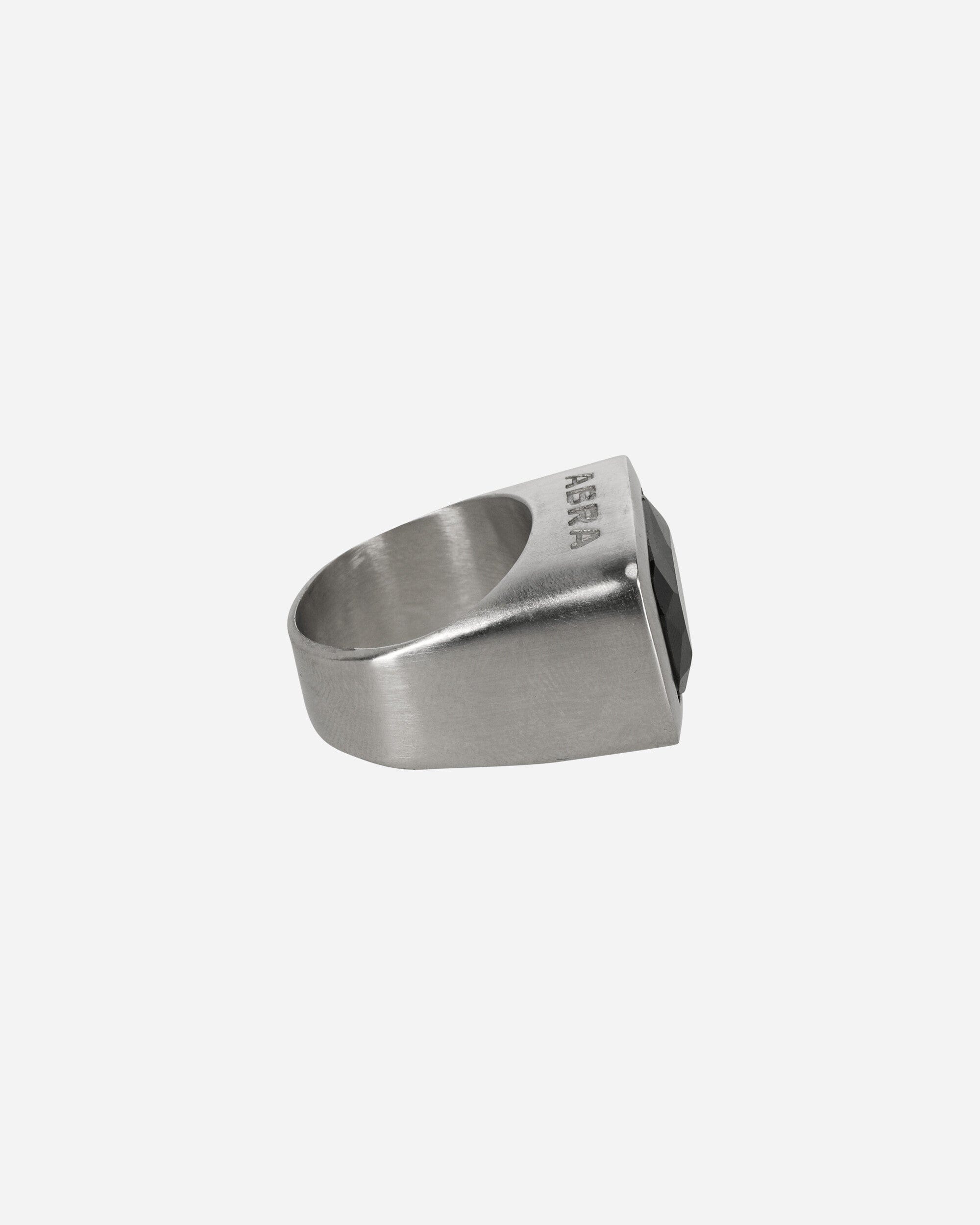 Abra Stone Ring Silver / Black